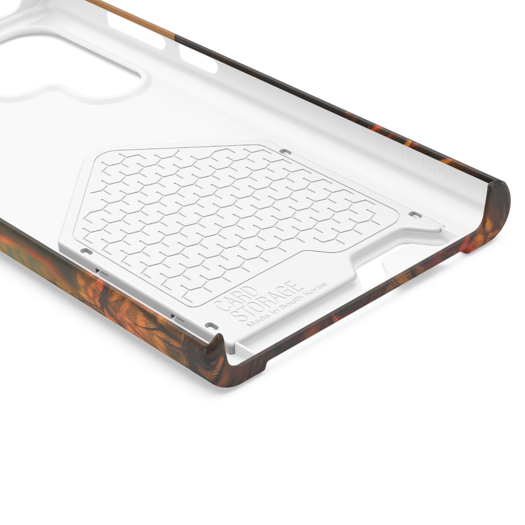 Pitbull Autumn Phone Case with Card Holder