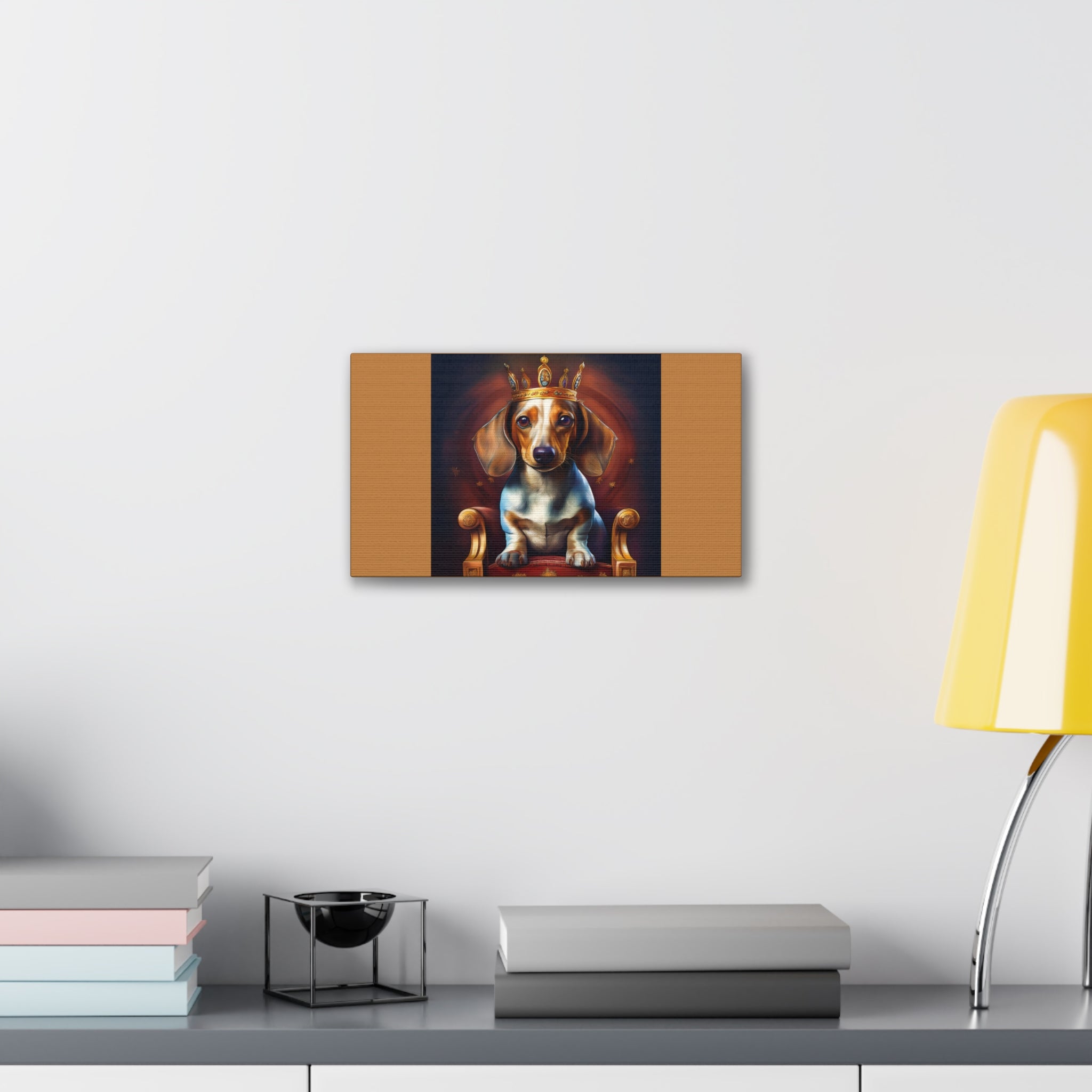 Dachshund Royal Canvas Painting