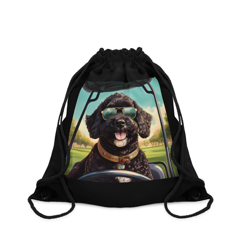 Doodle Golf Cart Drawstring Bag
