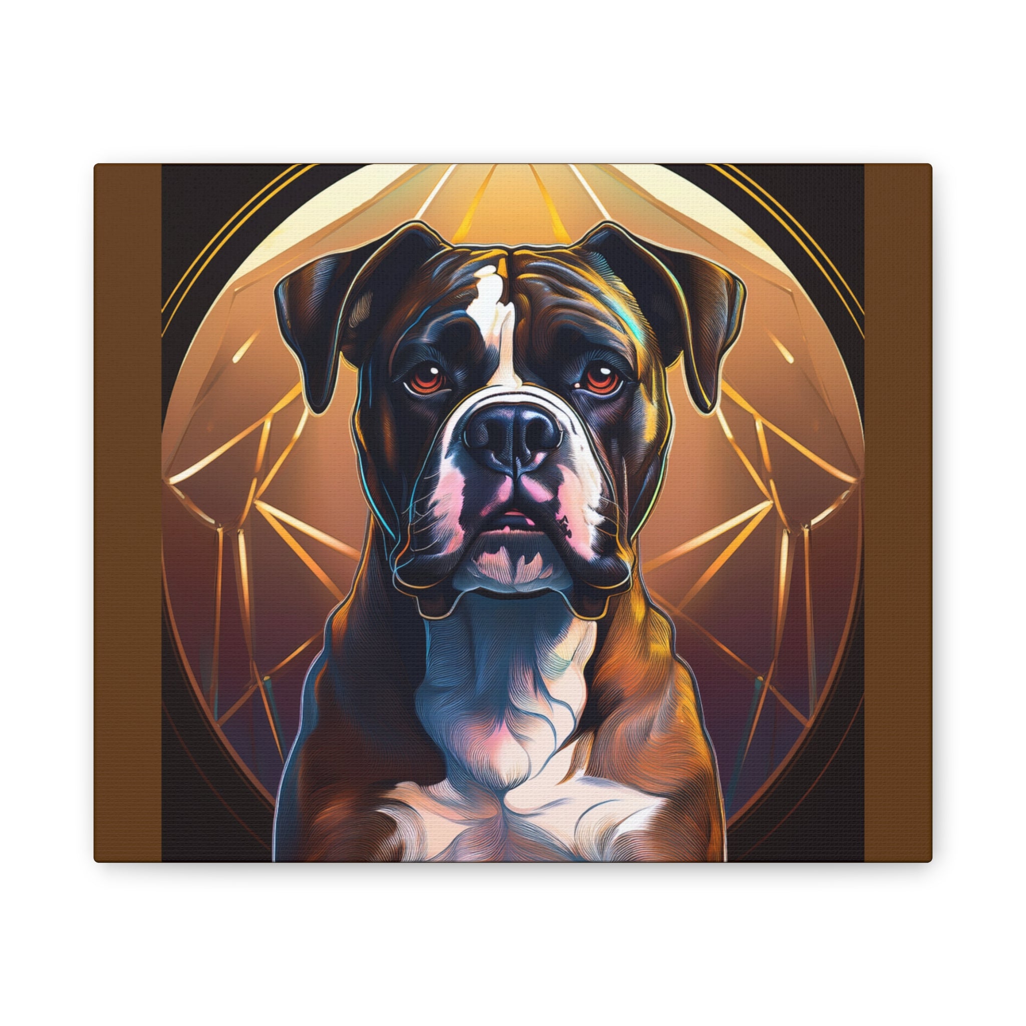 Brindle Gold Canvas Painting