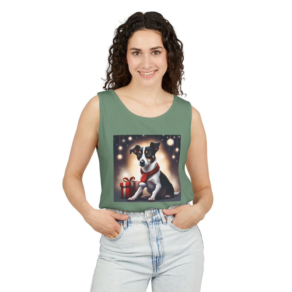 Jack Russel Holiday Unisex Tank Top