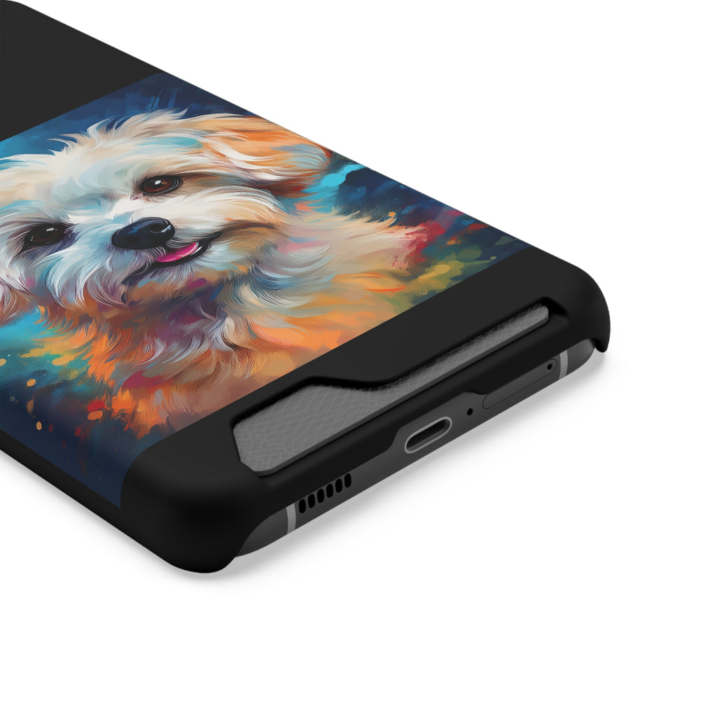 Maltese Phone Case with Card Holder