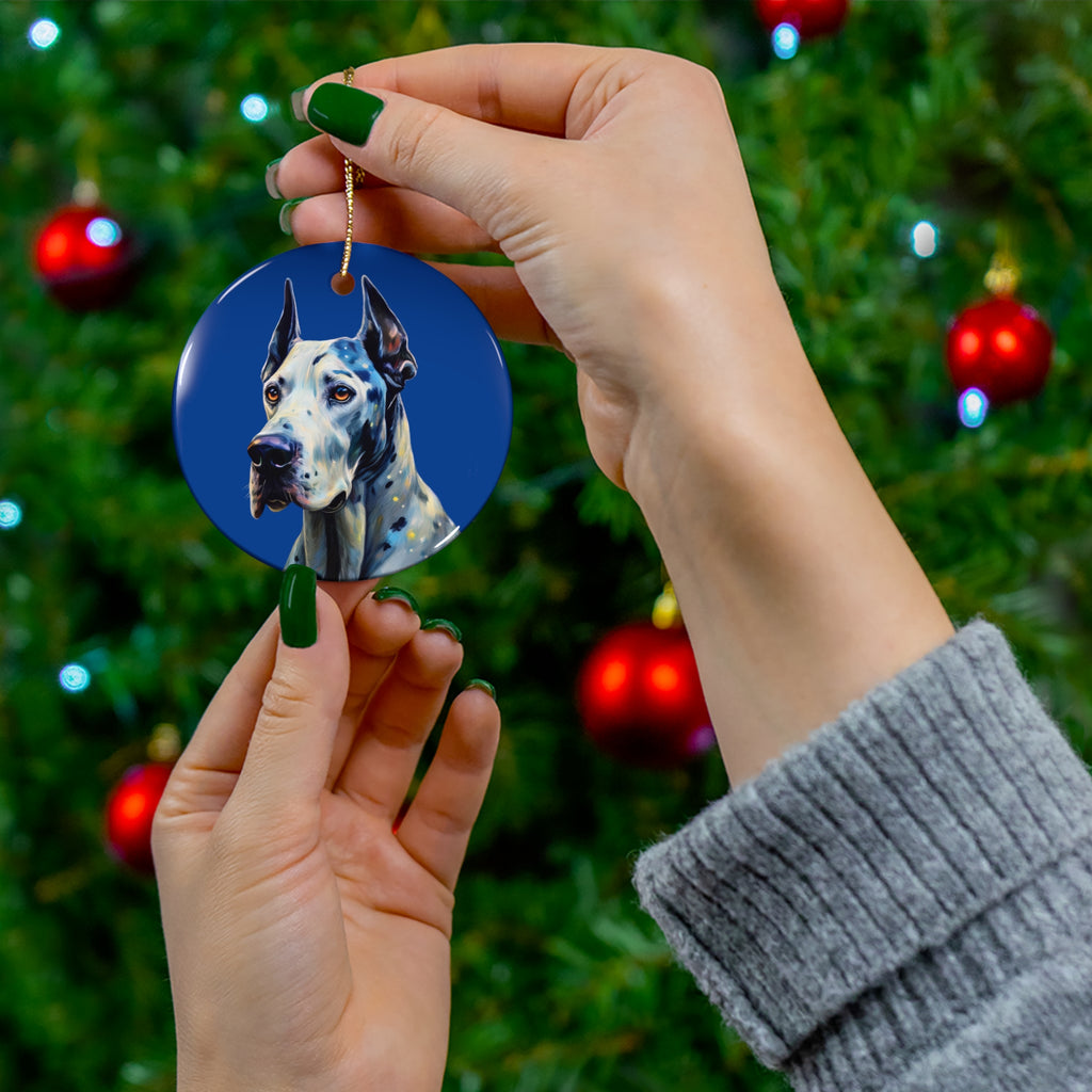 Great Dane Ceramic Ornament