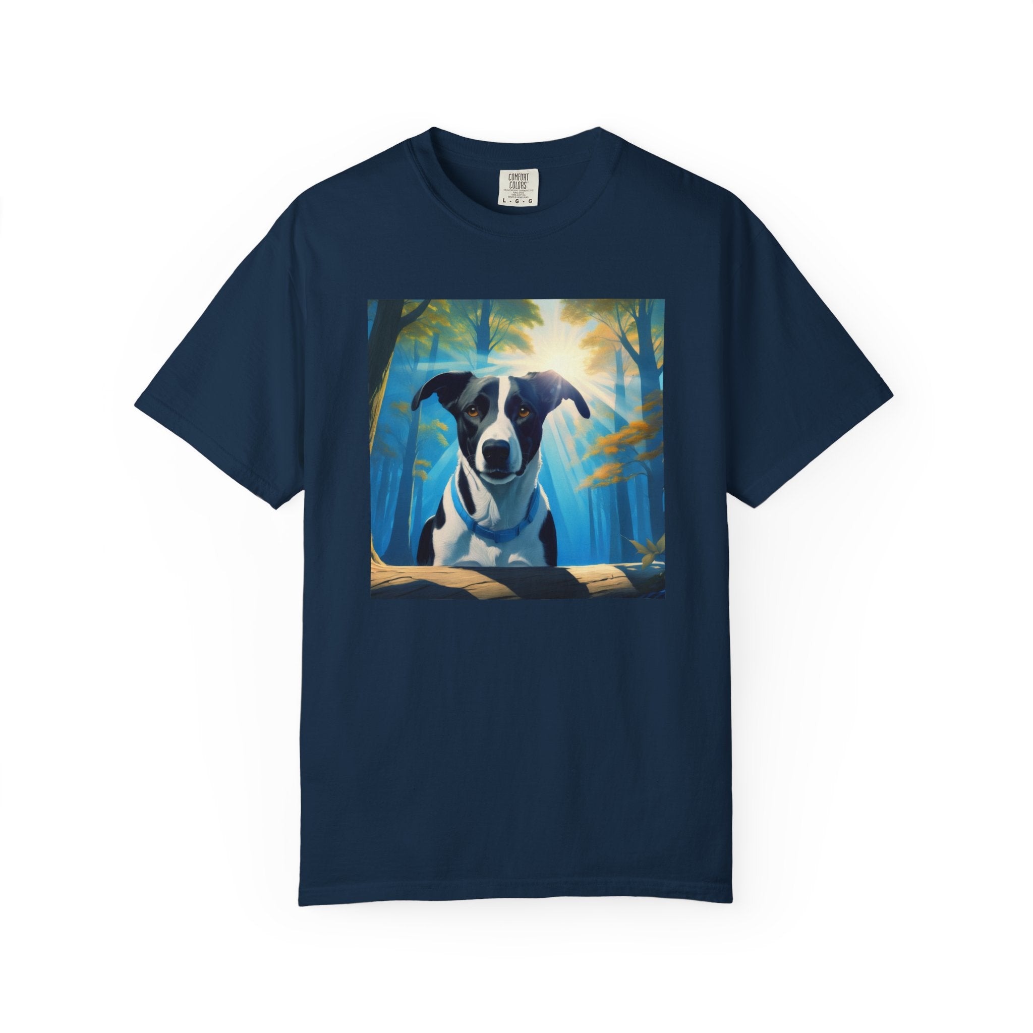 Coonhound Forest Unisex Garment-Dyed T-shirt