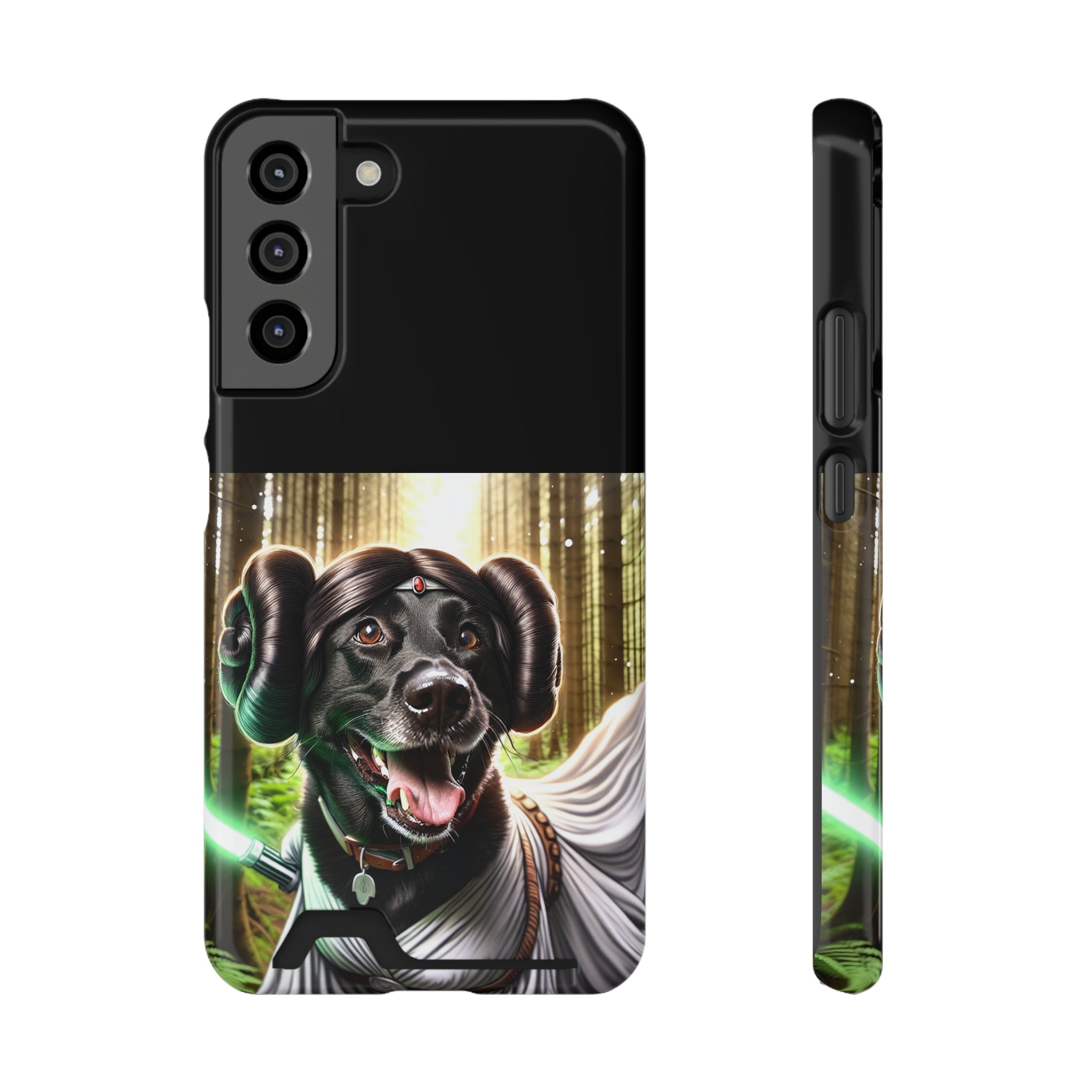 Galaxy Princess Phone Case with Card Holder