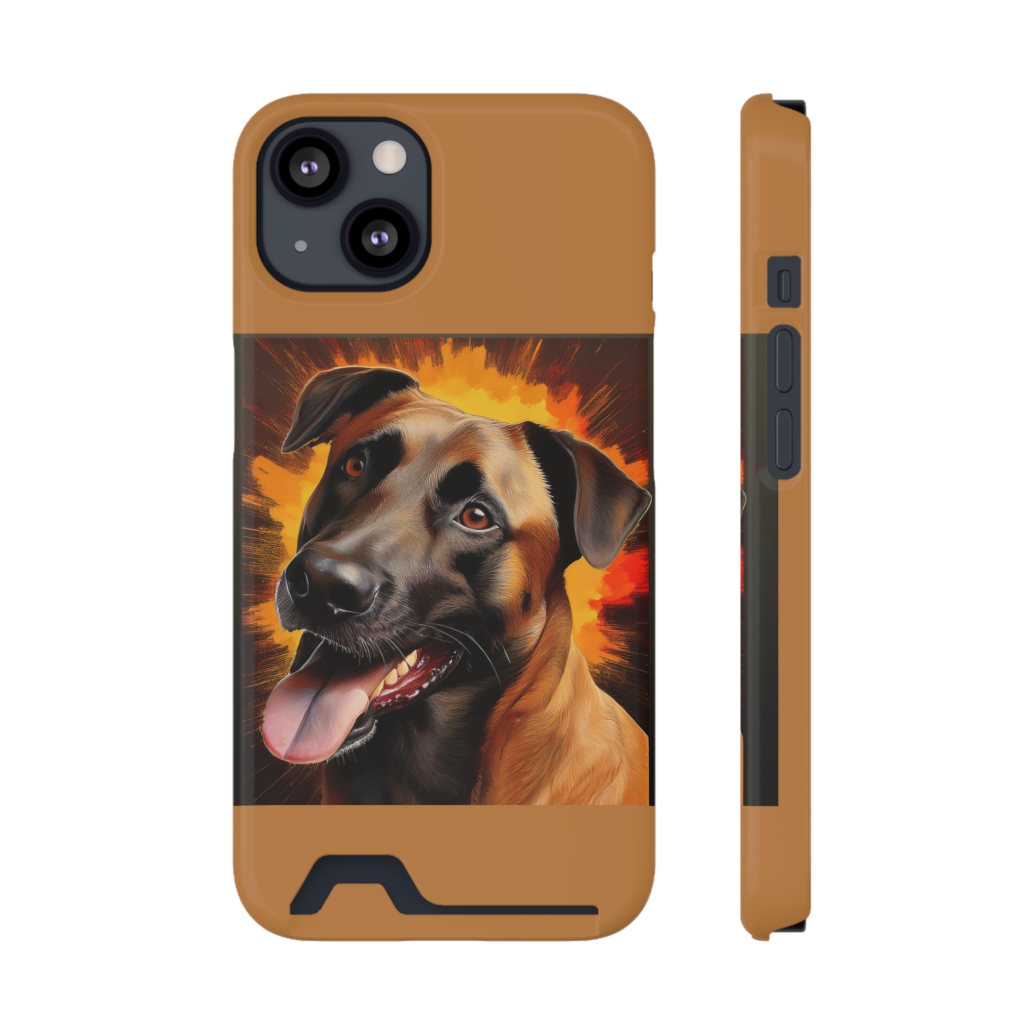 Belgian Malinois Shepherd Phone Case with Card Holder