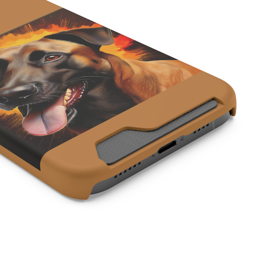 Belgian Malinois Shepherd Phone Case with Card Holder