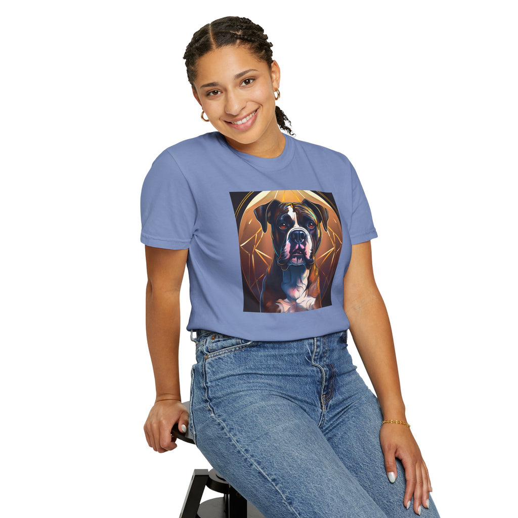 Brindle Gold Boxer Unisex Garment-Dyed T-shirt