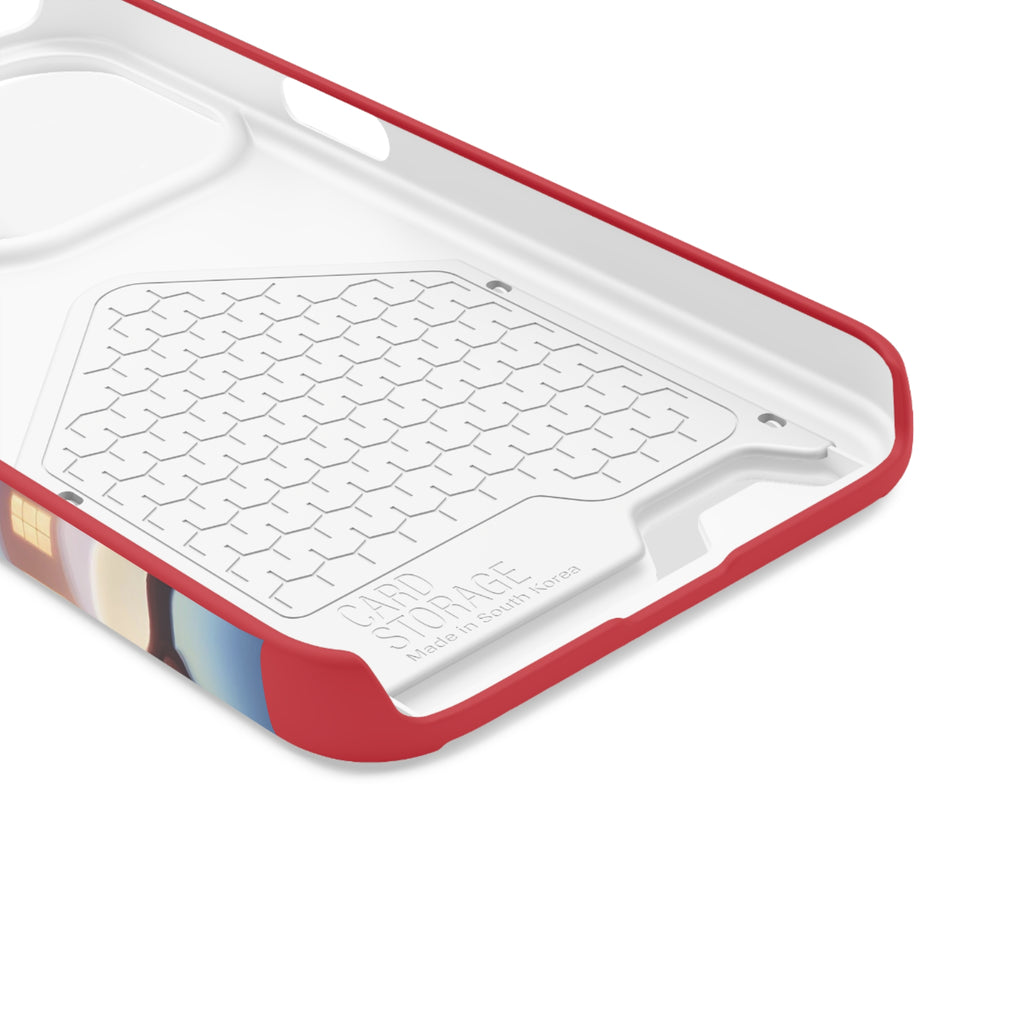 Choclate Lab Holiday Phone Case with Card Holder