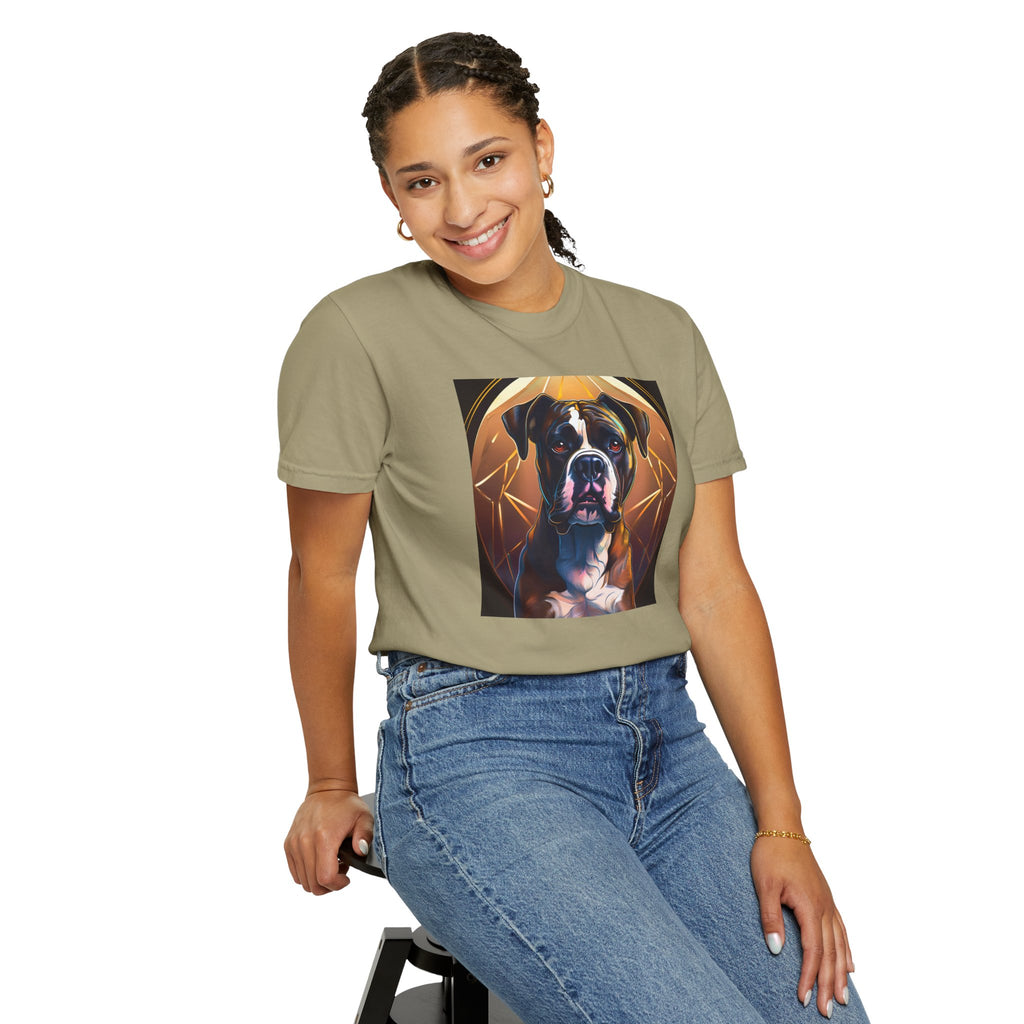 Brindle Gold Boxer Unisex Garment-Dyed T-shirt