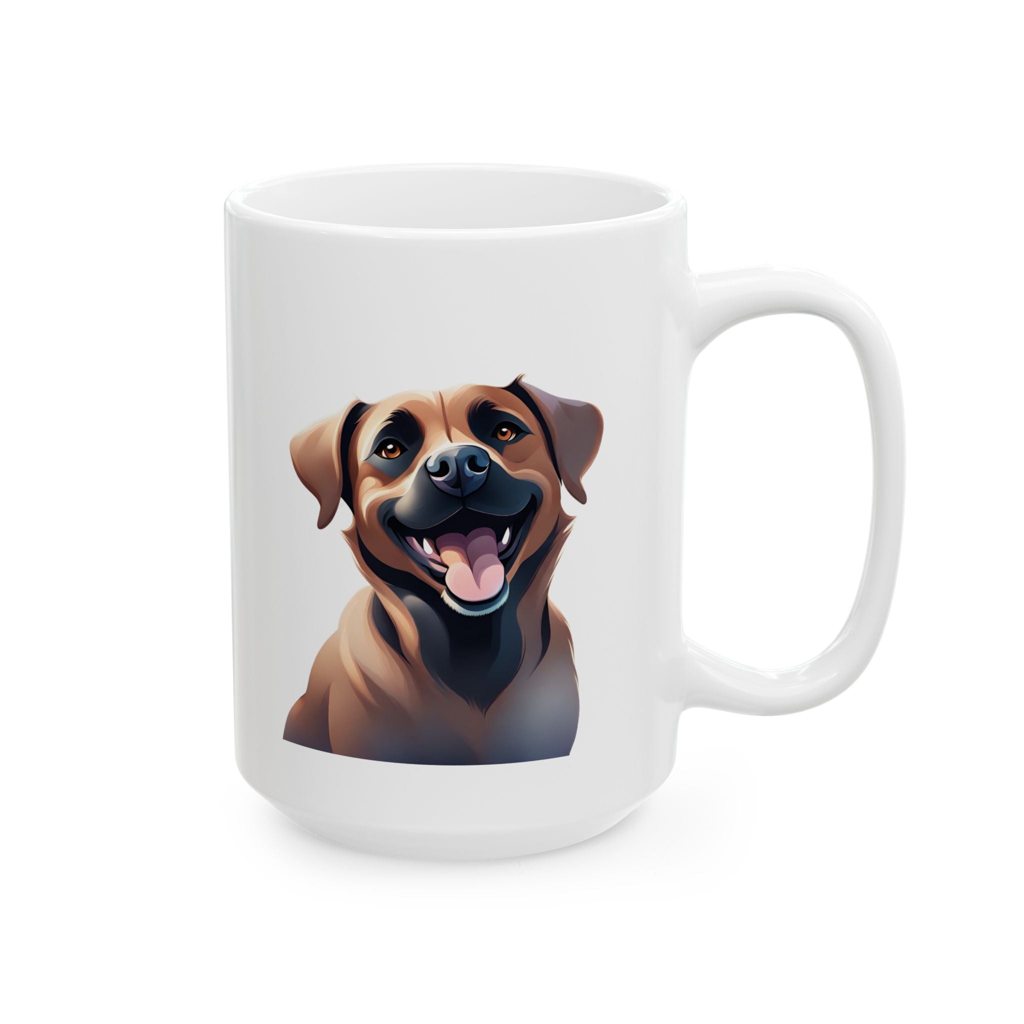 Black Mouth Cur Ceramic Mug, (11oz, 15oz)