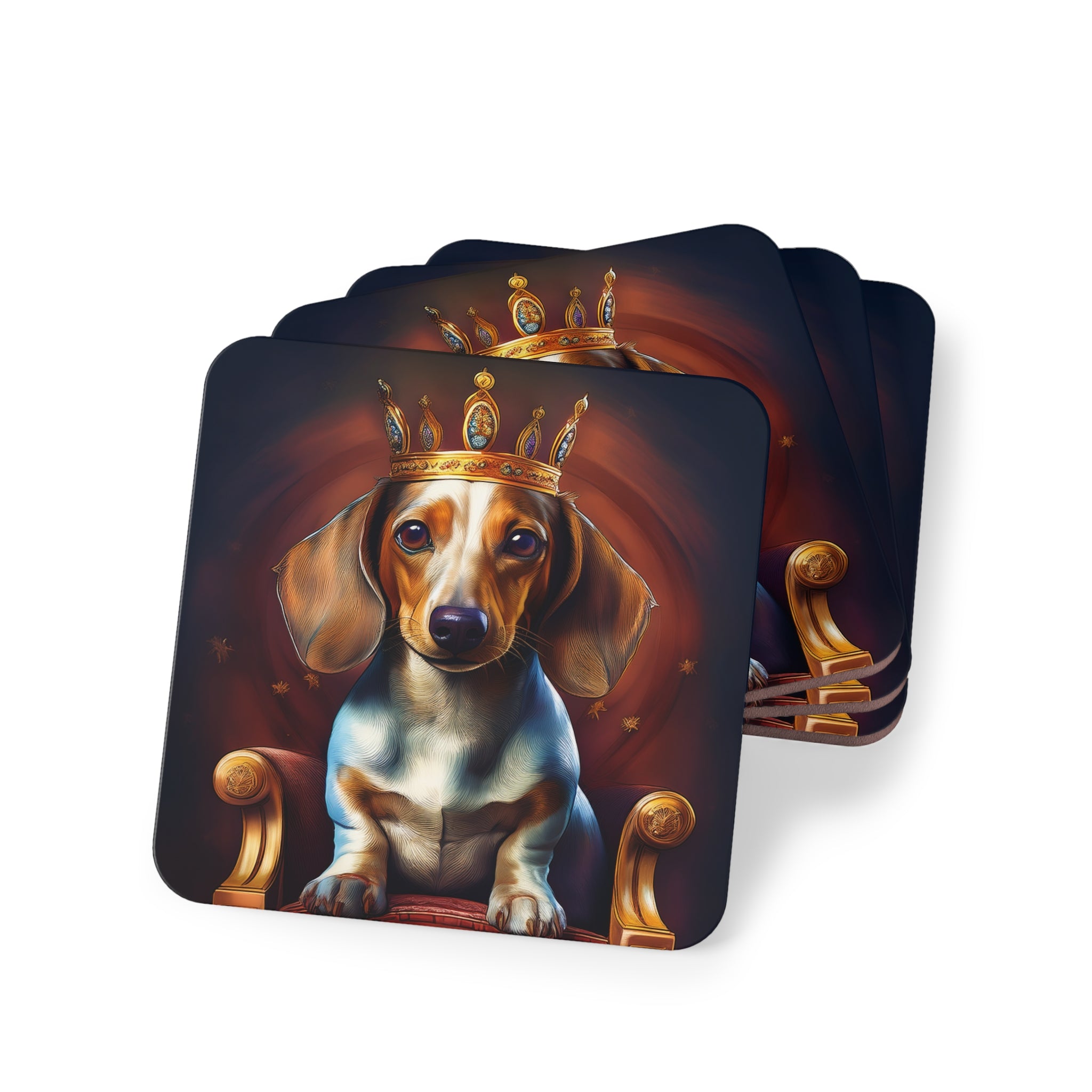 Dachshund Royal Coasters