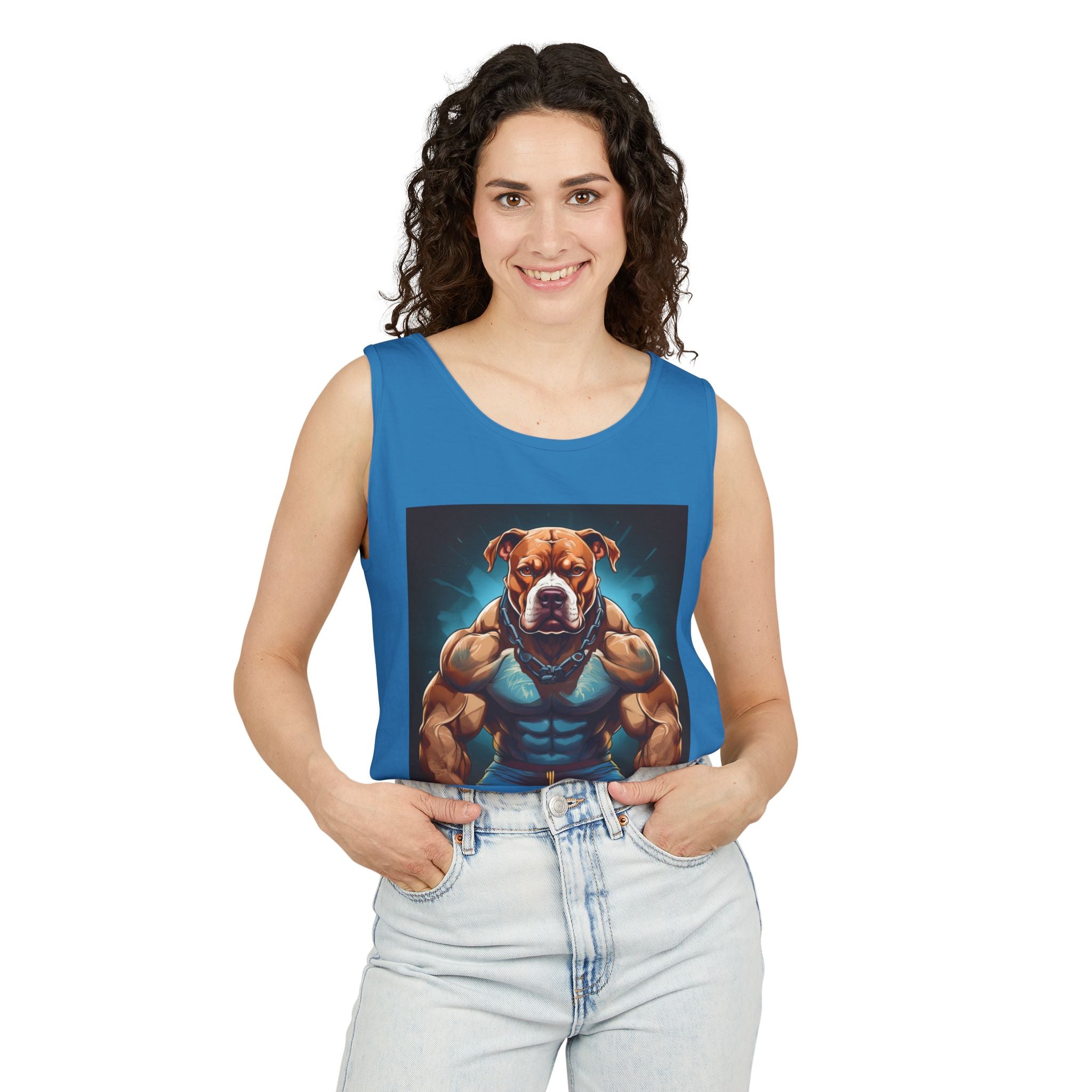 Pitbull Body Builder Unisex Tank Top