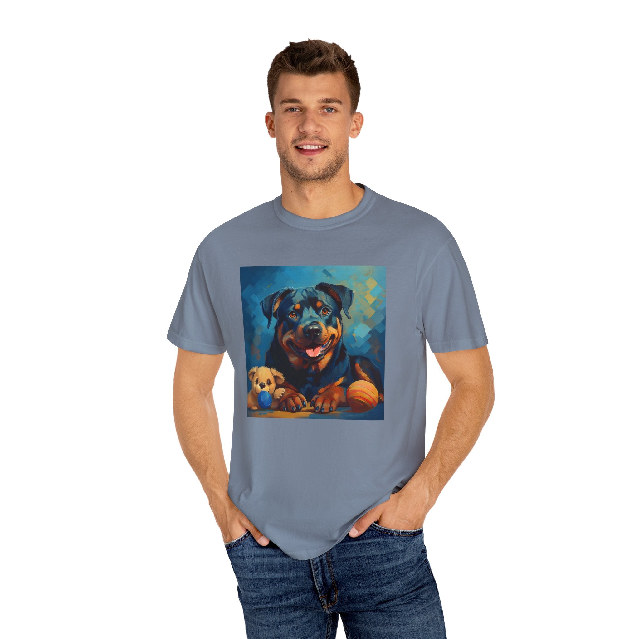 Rottweiler Unisex Garment-Dyed T-shirt