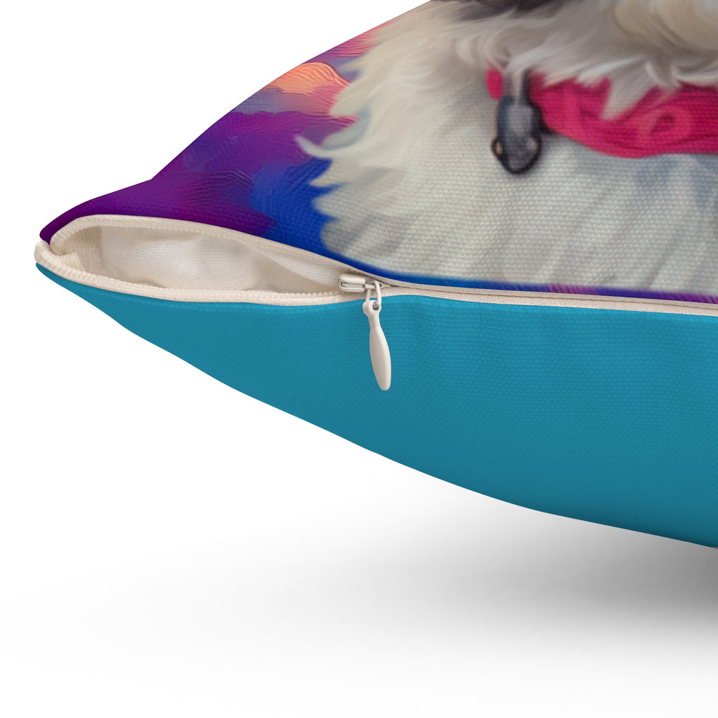 Shi Tzu Polyester Square Pillow