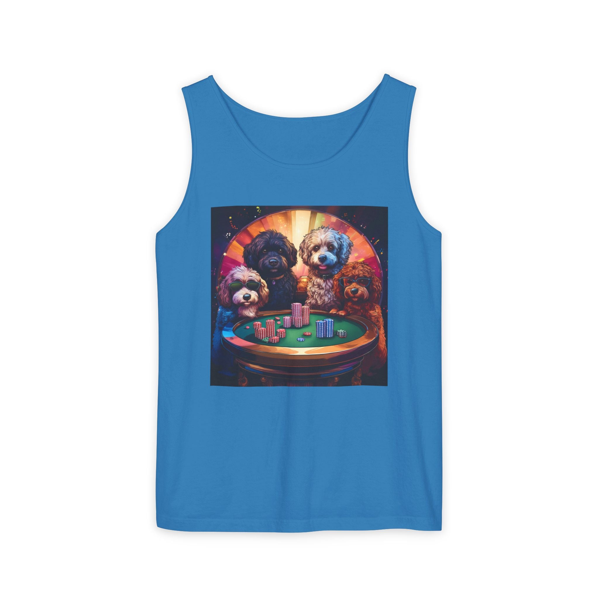 Doodle Poker Game Tank Top