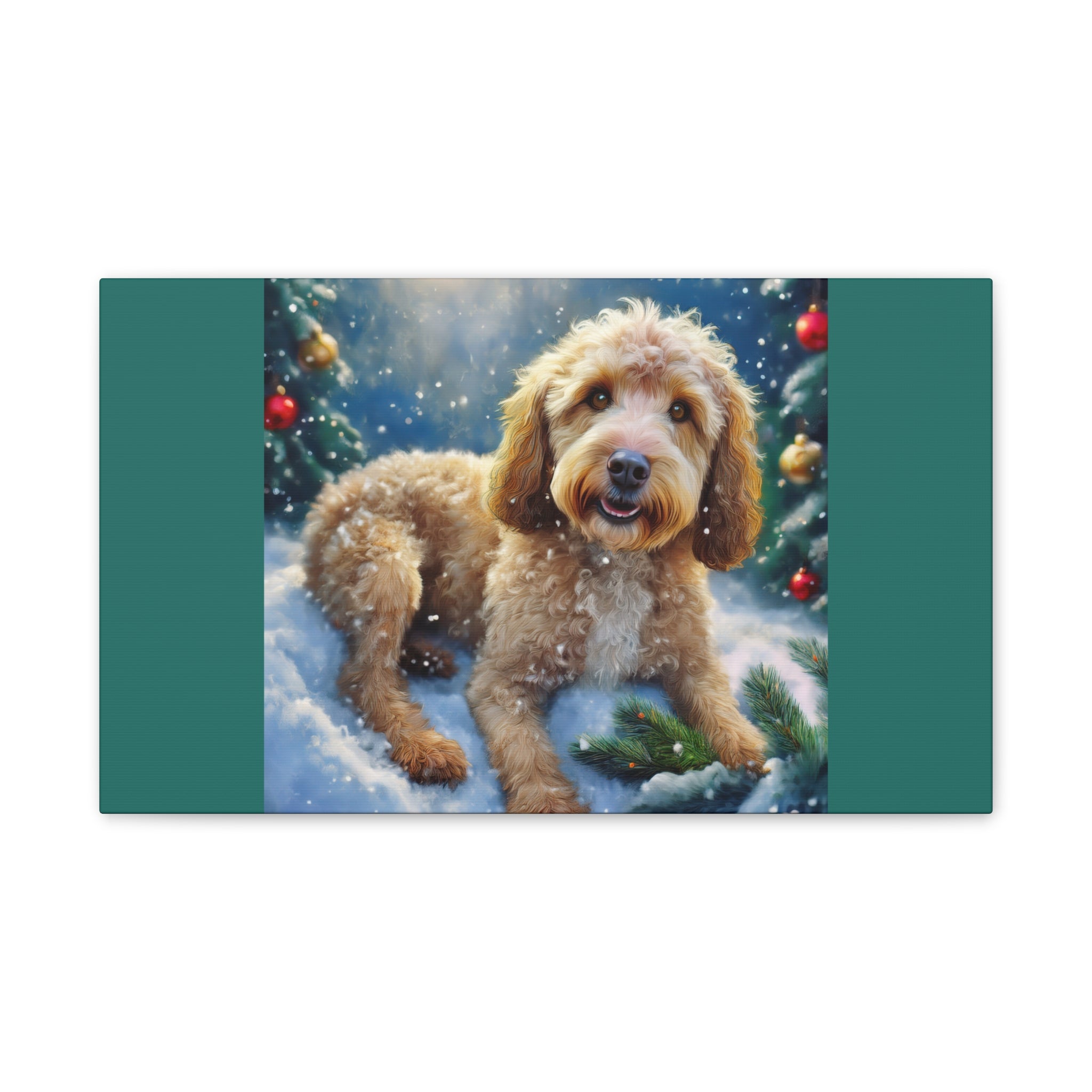 Doodle Holiday Canvas Painting