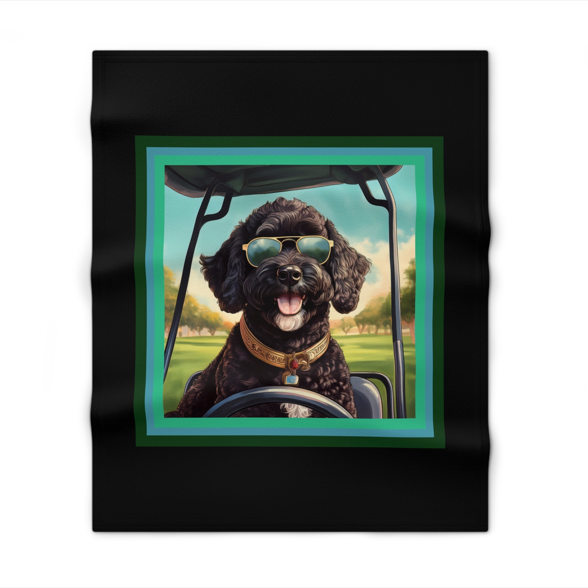 Doodle Golf Cart Throw Blanket