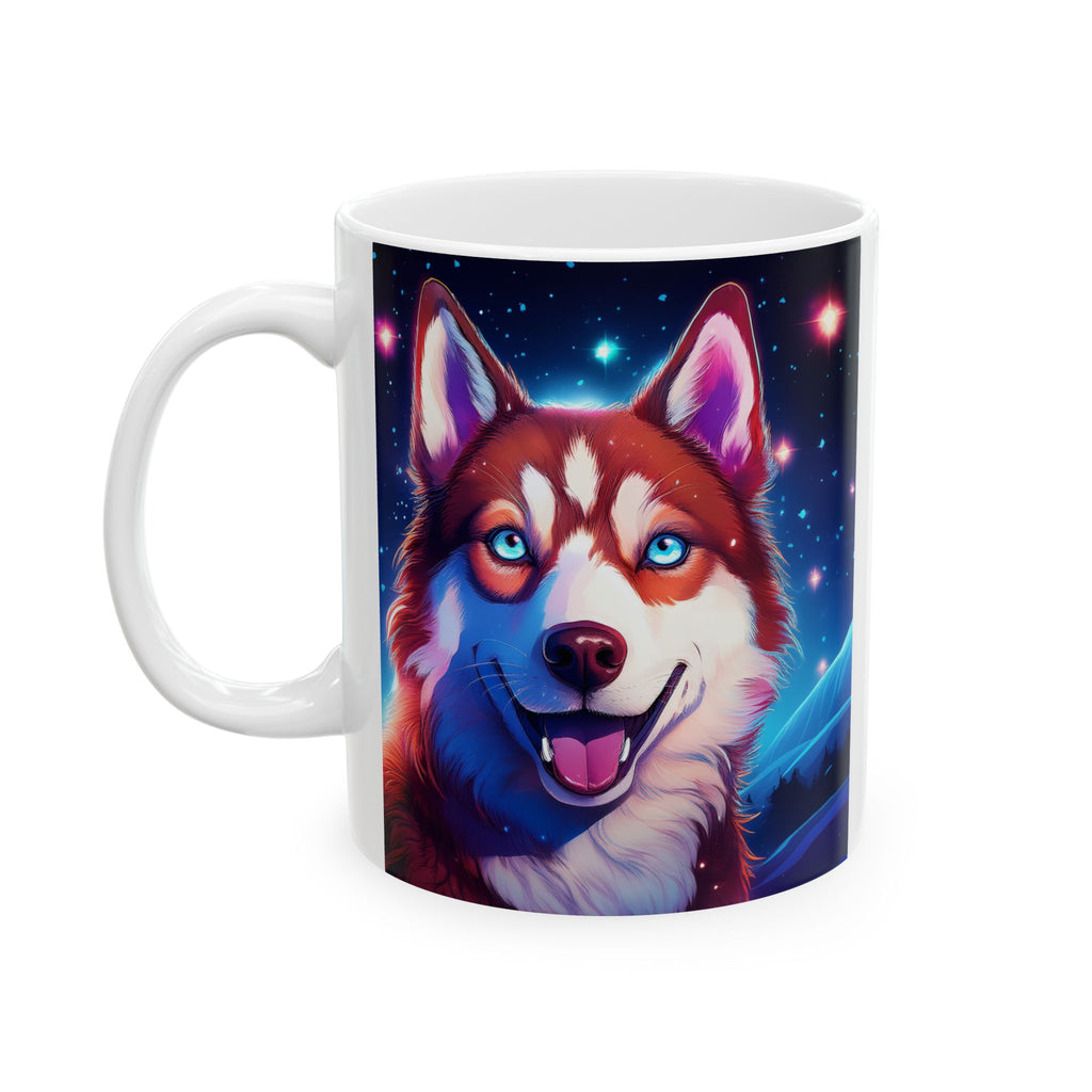 Eskimo Husky Ceramic Mug, (11oz, 15oz)