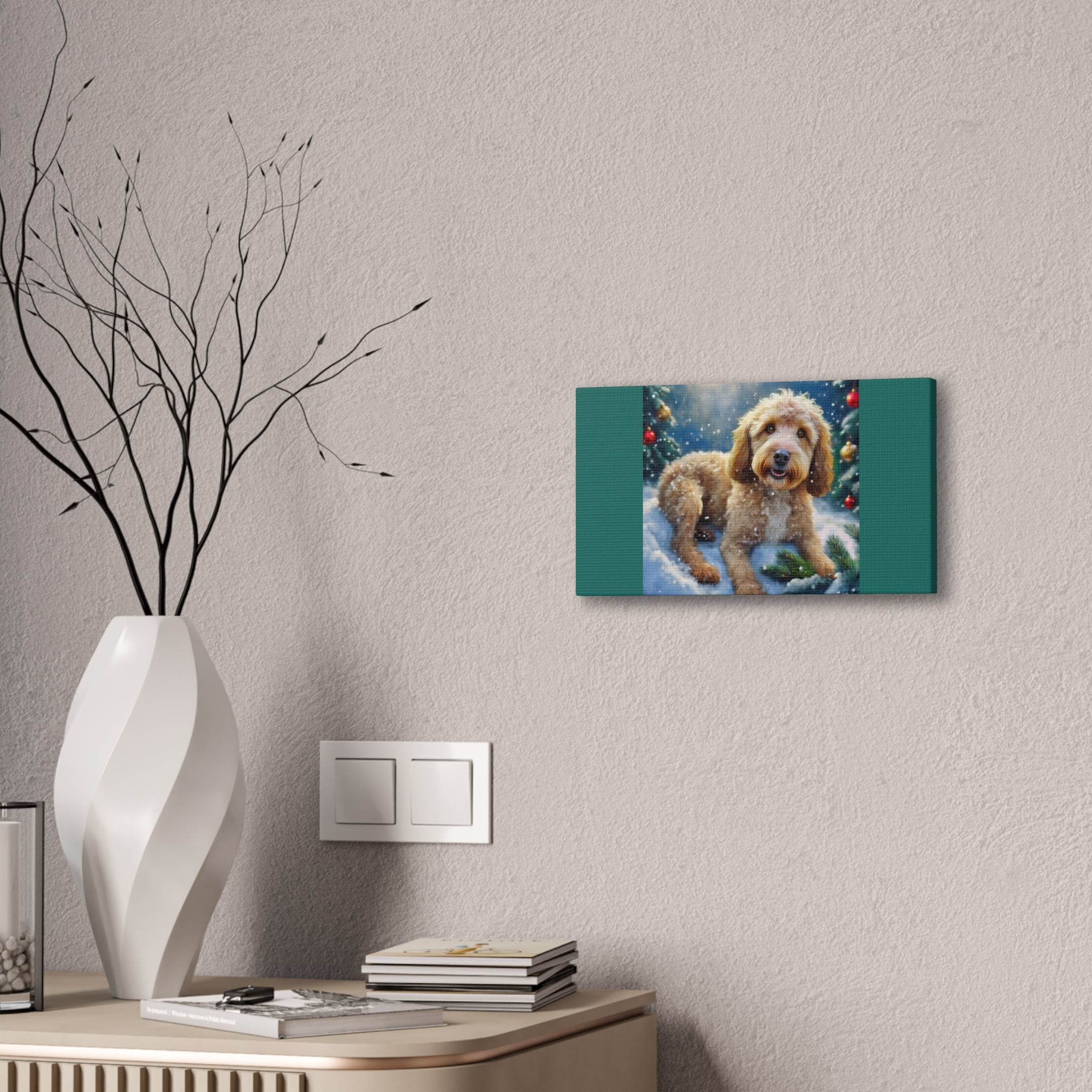 Doodle Holiday Canvas Painting