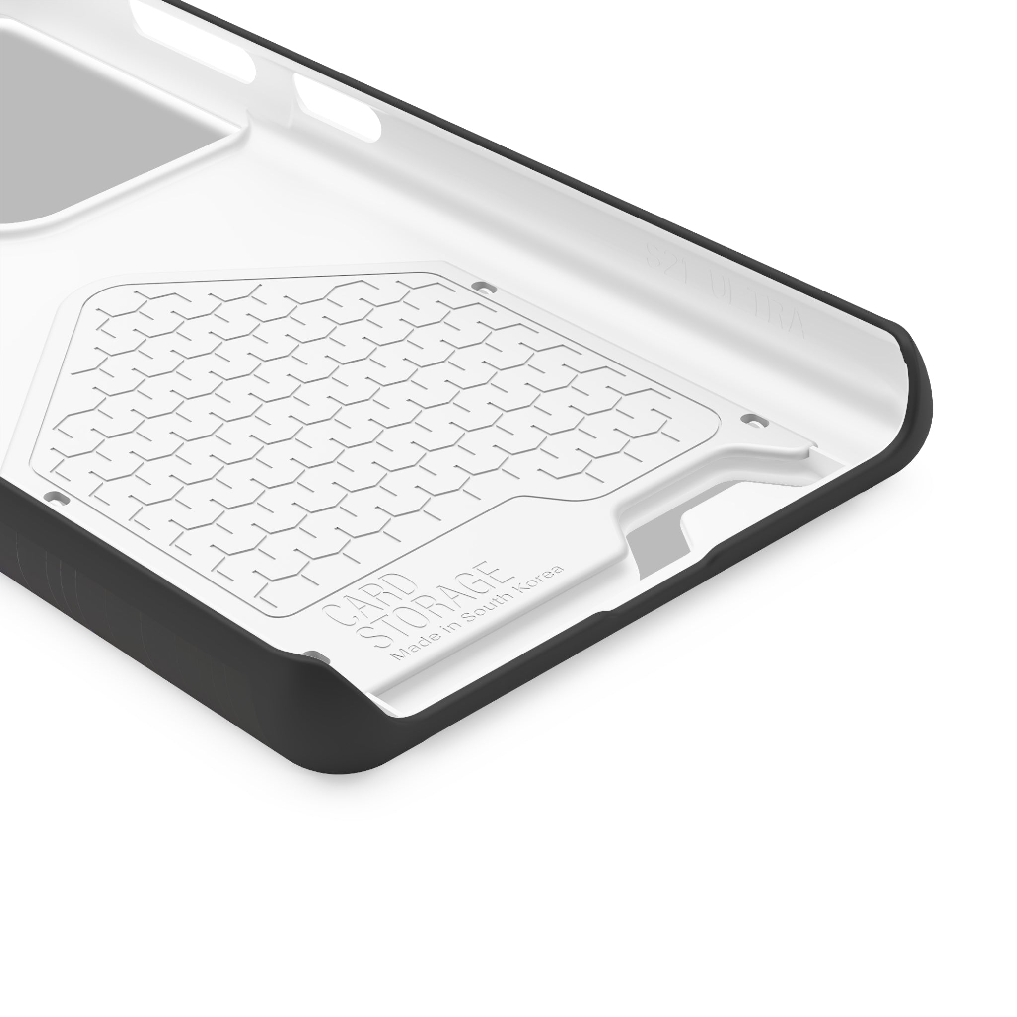 Electric Rainbow Dog Paw Phone Case with Card Holder