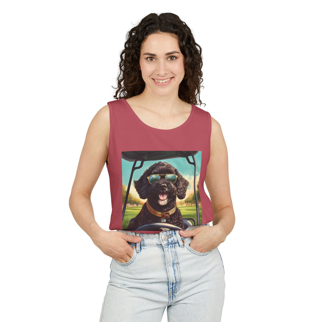 Doodle Golf Cart Tank Top