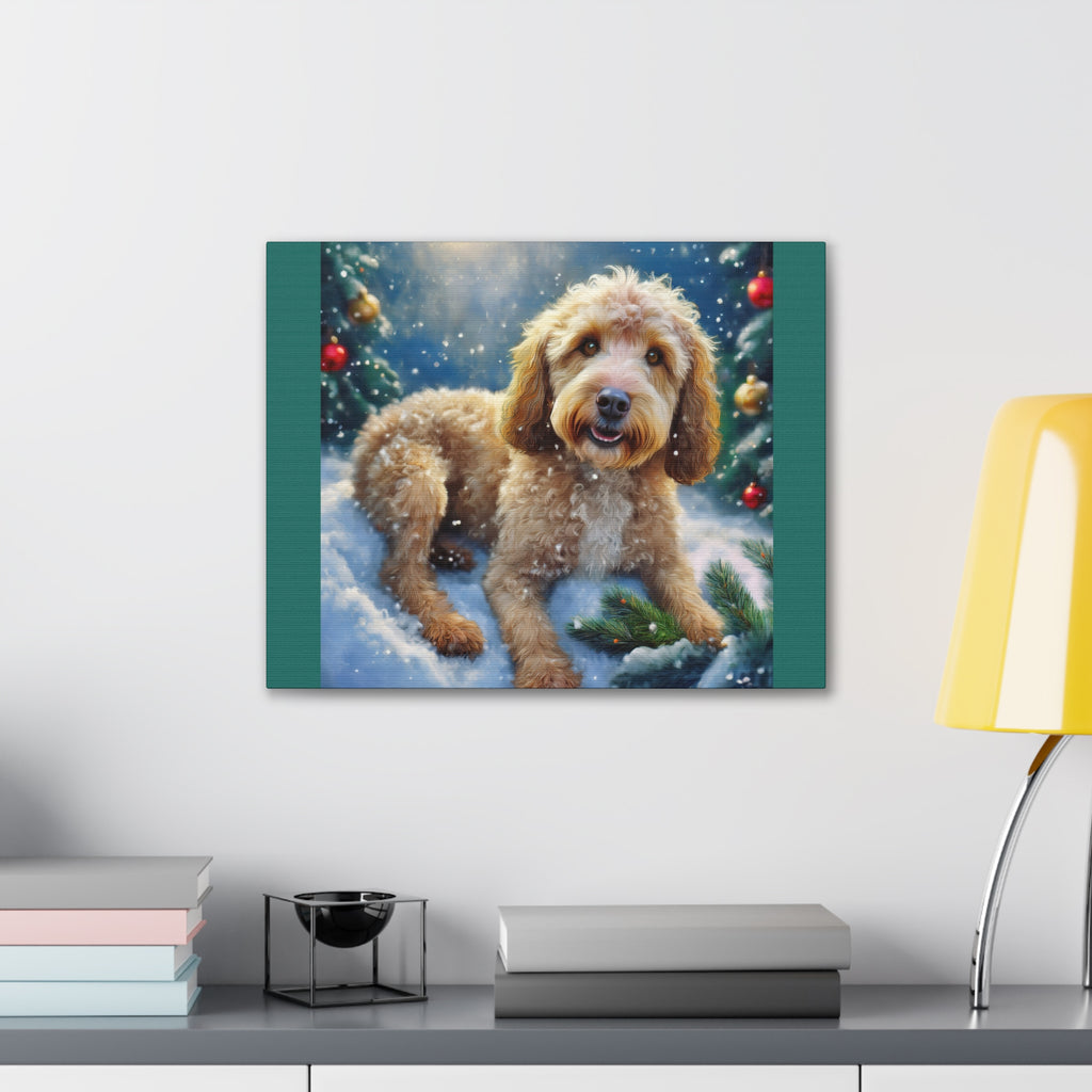 Doodle Holiday Canvas Painting