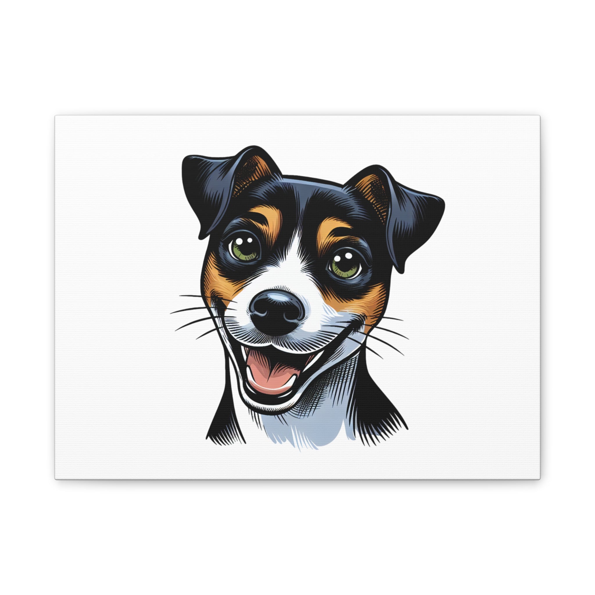Jack Russel Canvas Stretched, 0.75"