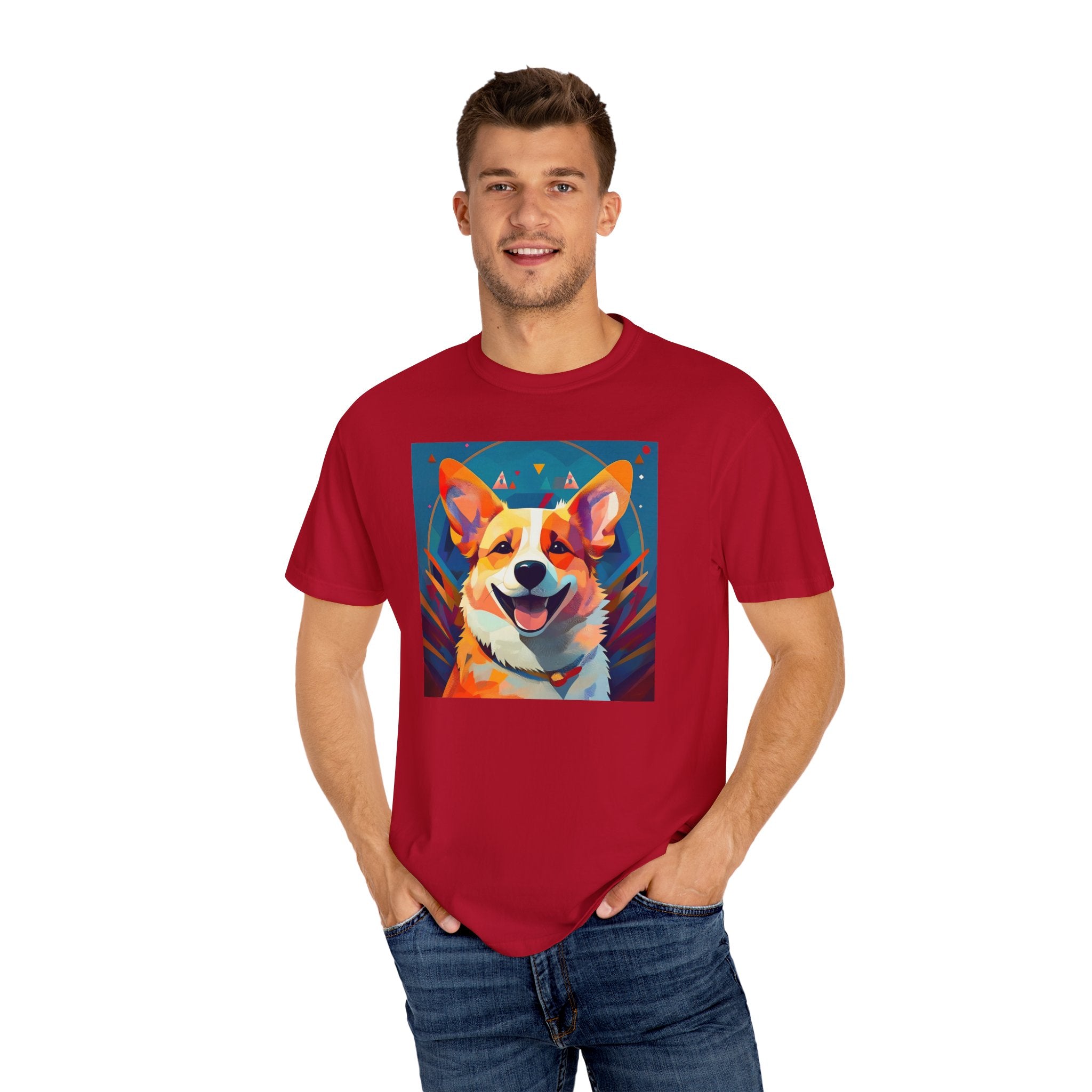 Corgi Unisex Garment-Dyed T-shirt