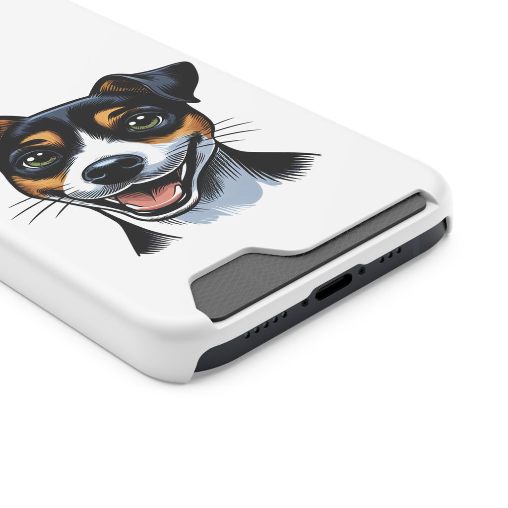Jack Russel Phone Case with Card Holder
