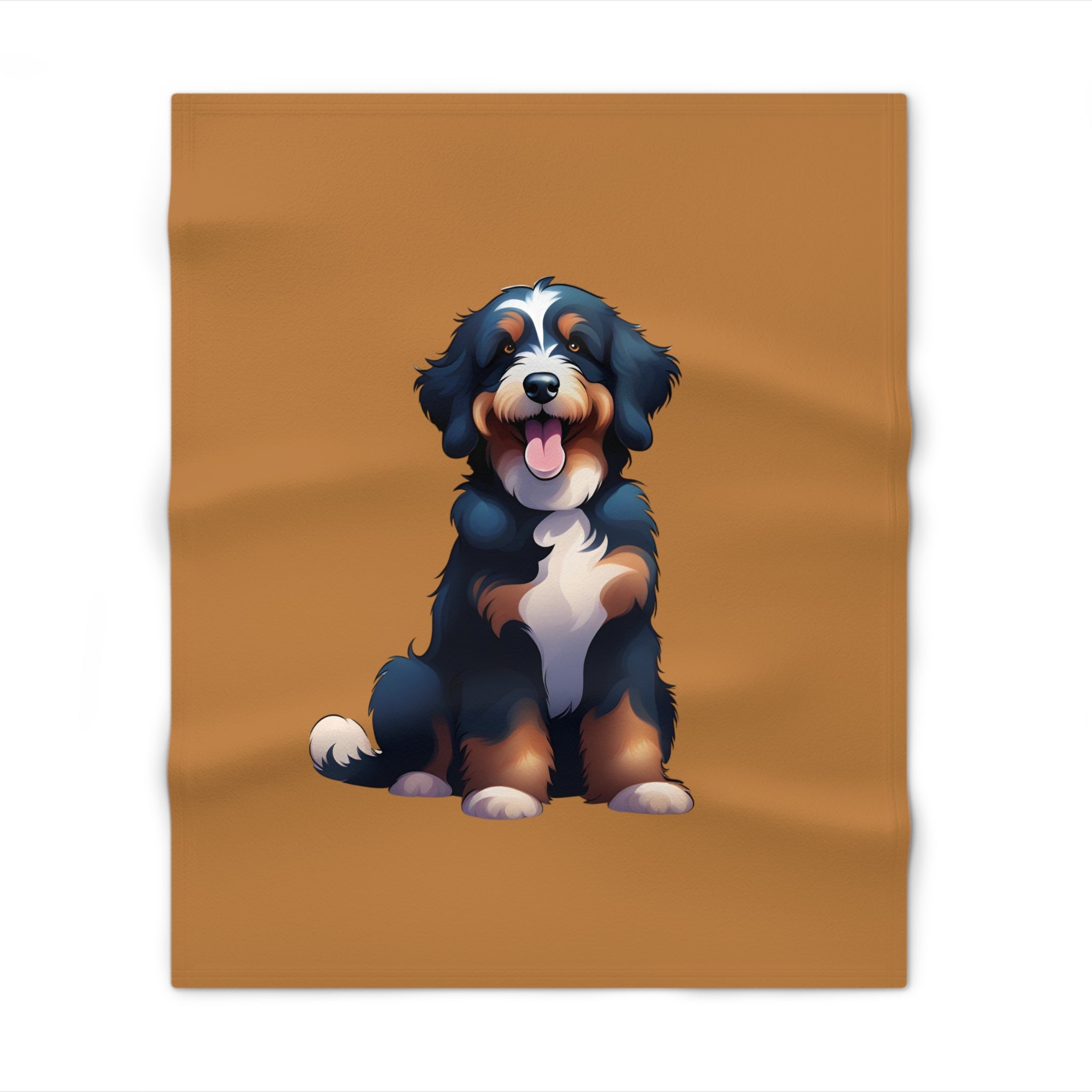 Bernedoodle Throw Blanket