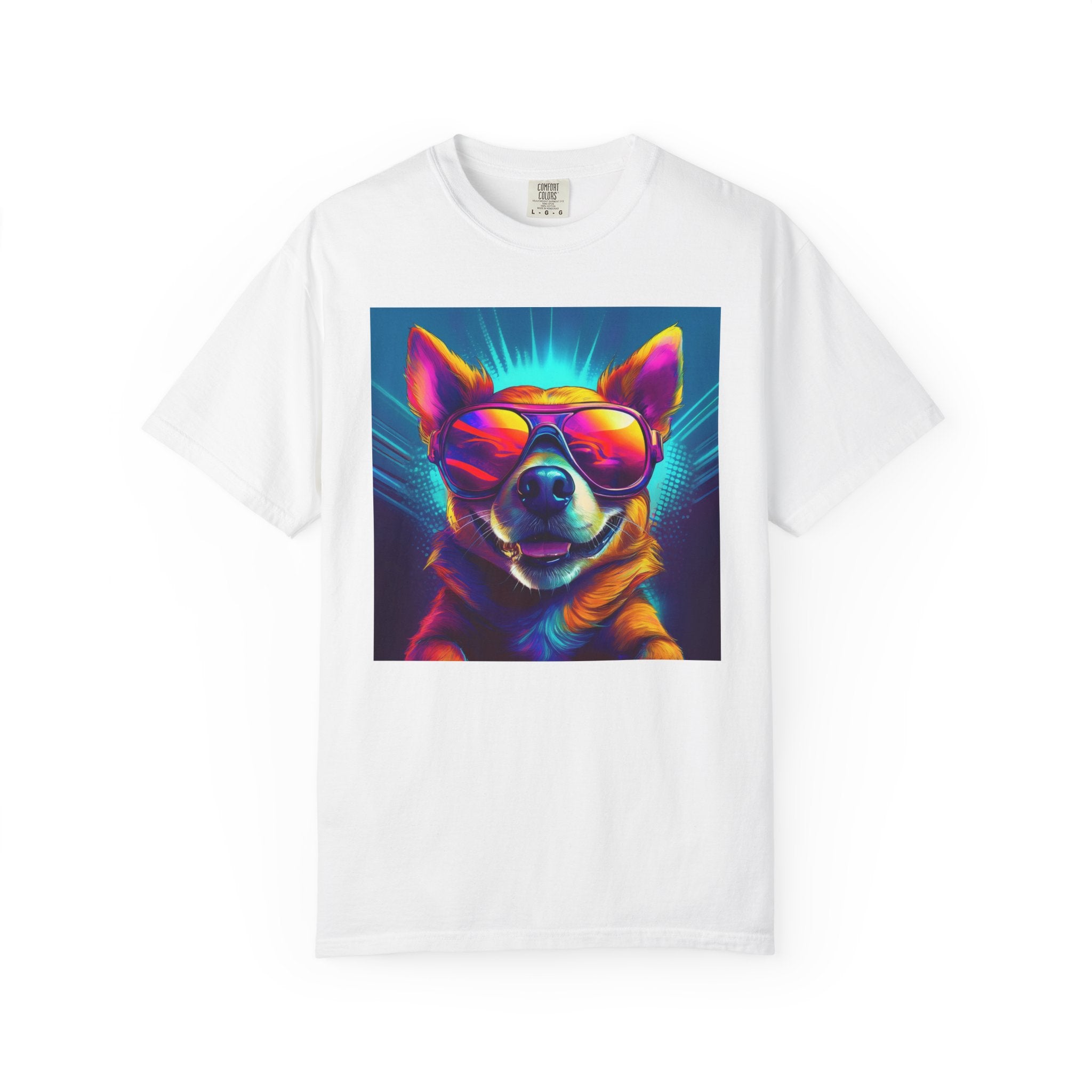 Chihuahua Cool Sunglasses Unisex Garment-Dyed T-shirt