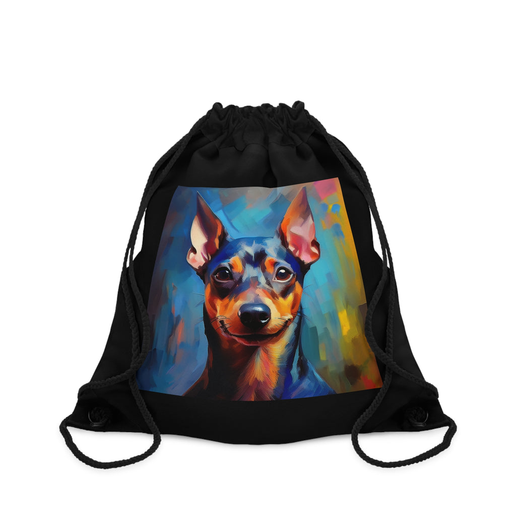 Miniature Pinscher Drawstring Bag