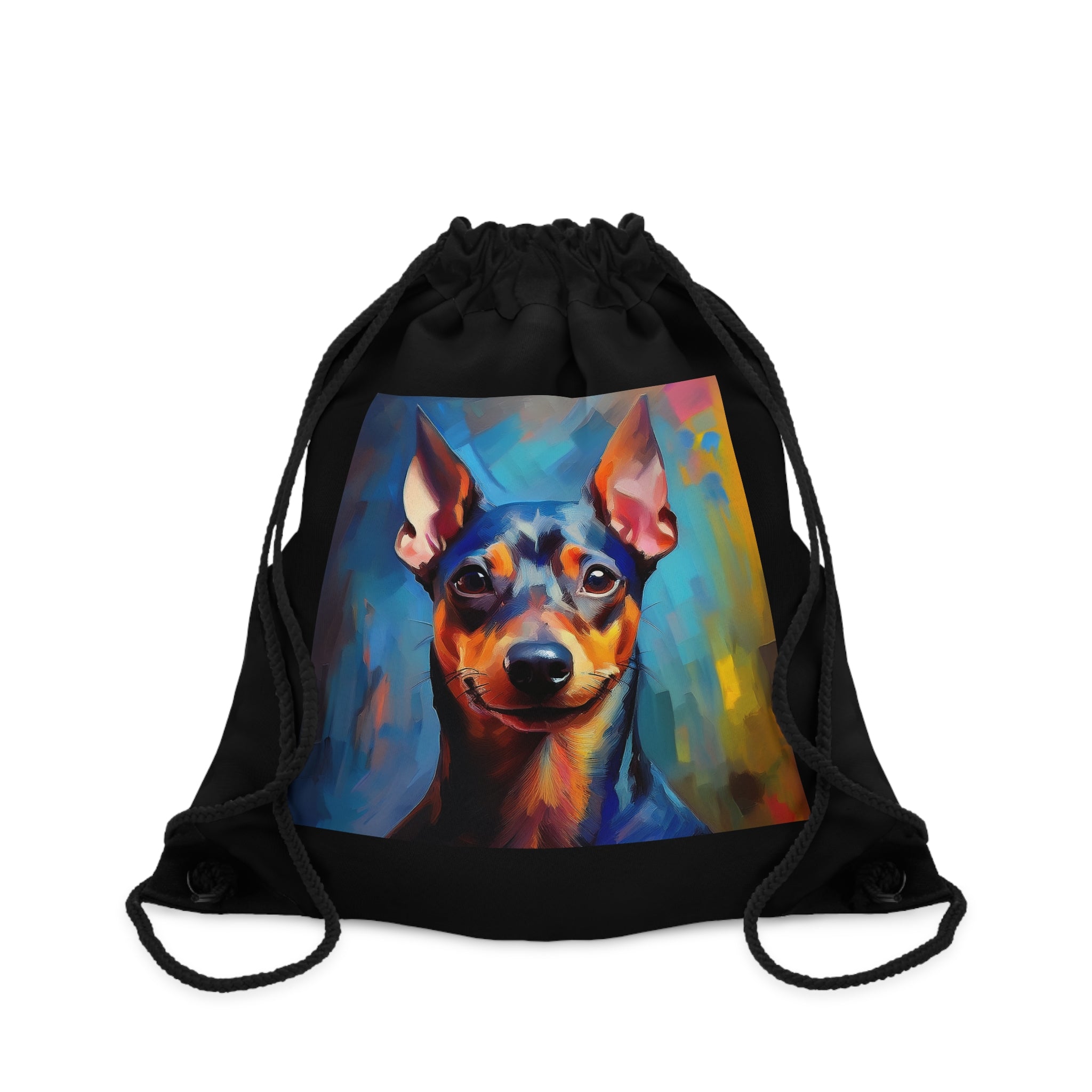 Miniature Pinscher Drawstring Bag