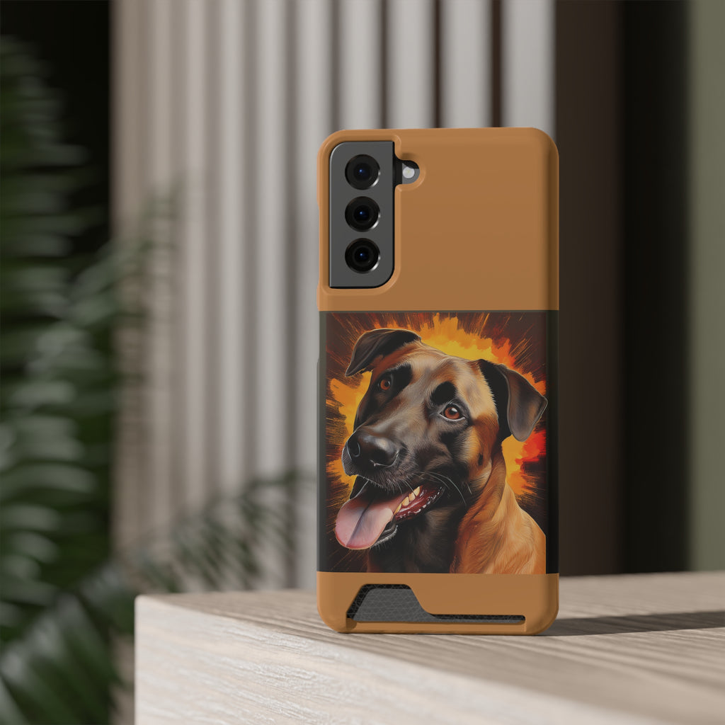 Belgian Malinois Shepherd Phone Case with Card Holder