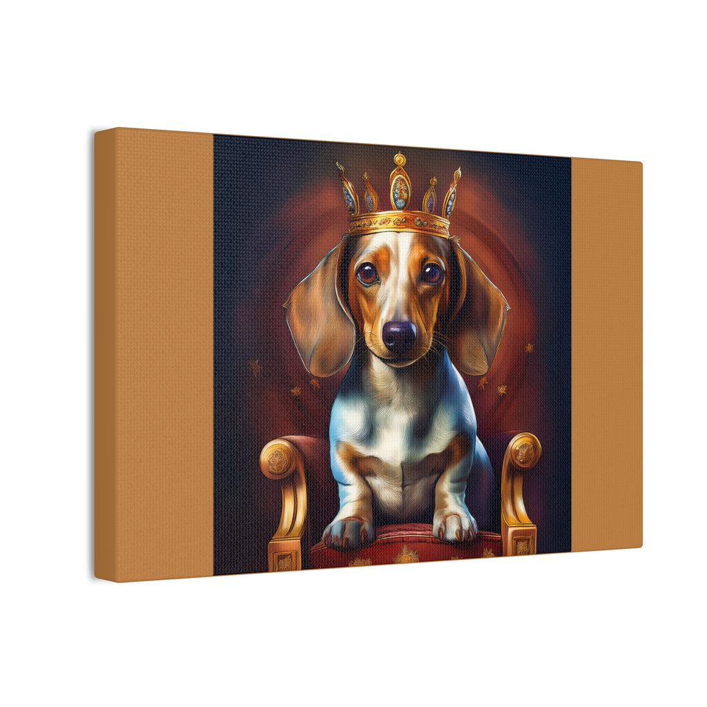 Dachshund Royal Canvas Painting