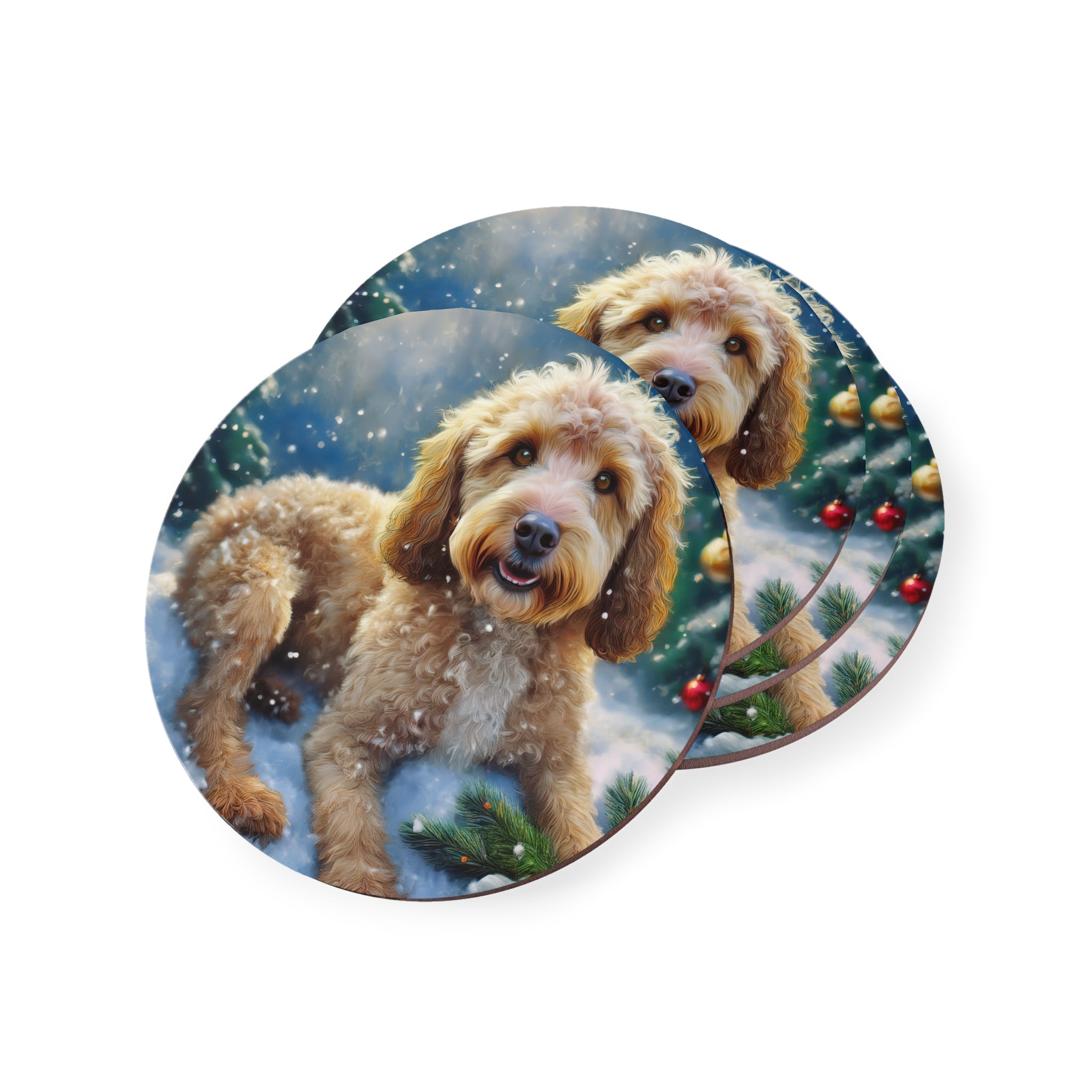 Doodle Holiday Coasters
