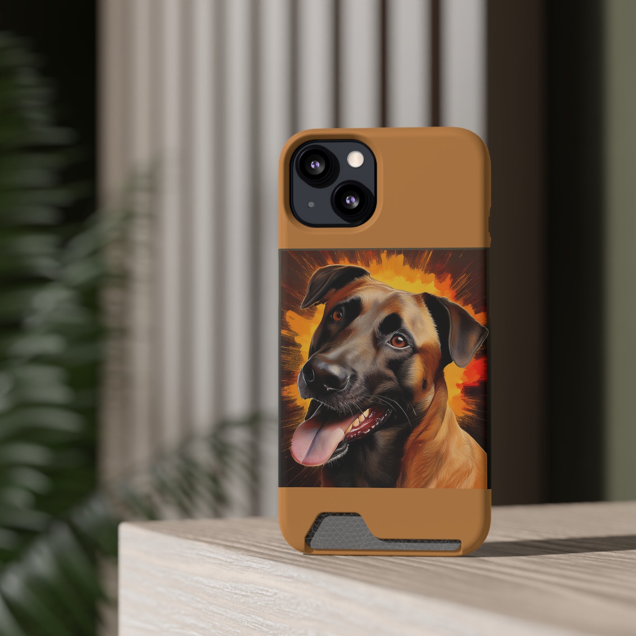 Belgian Malinois Shepherd Phone Case with Card Holder