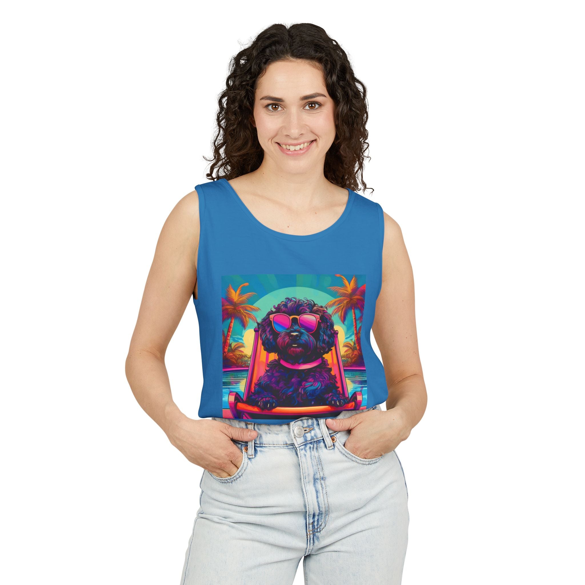 Doodle Poolside Tank Top