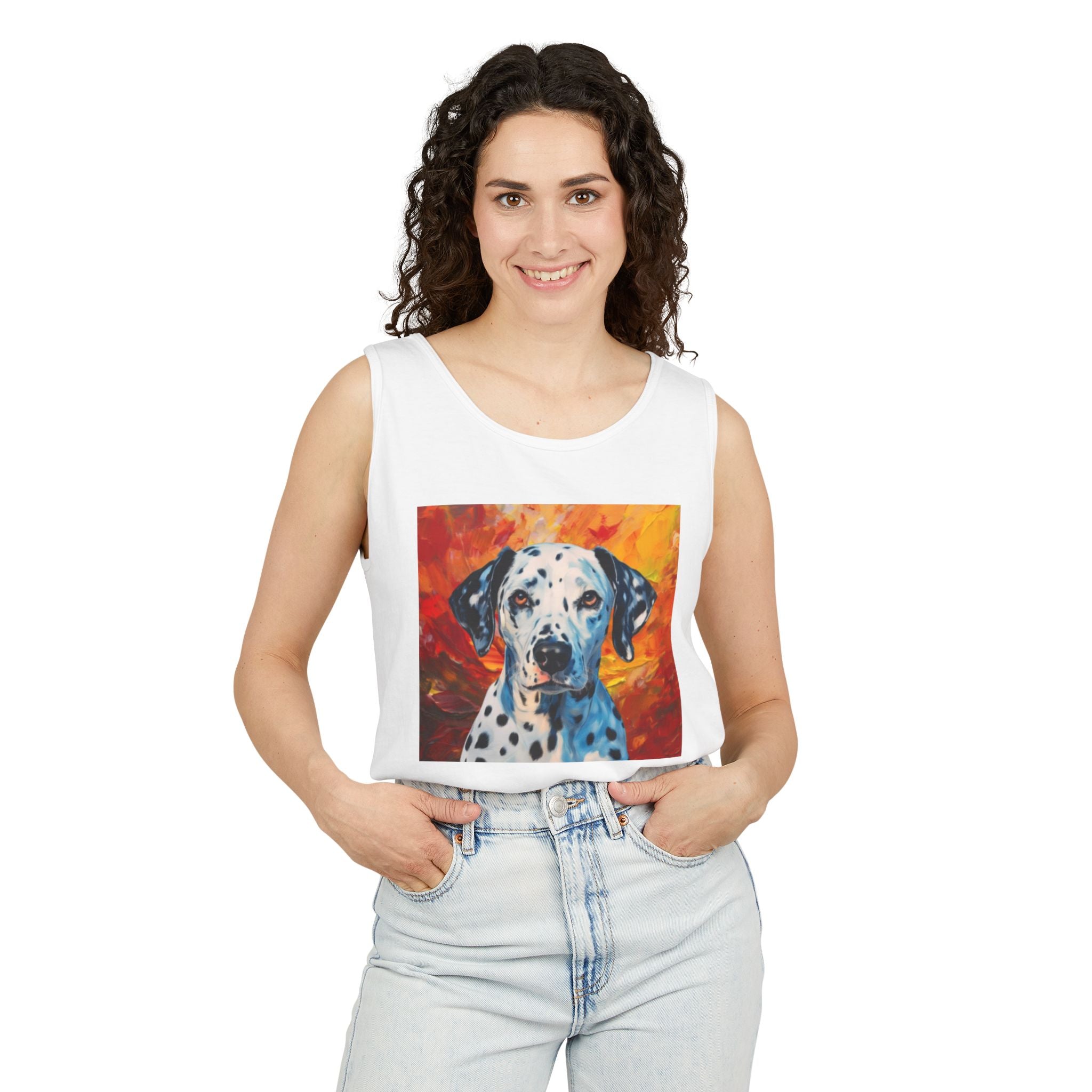 Dalmation Unisex Tank Top