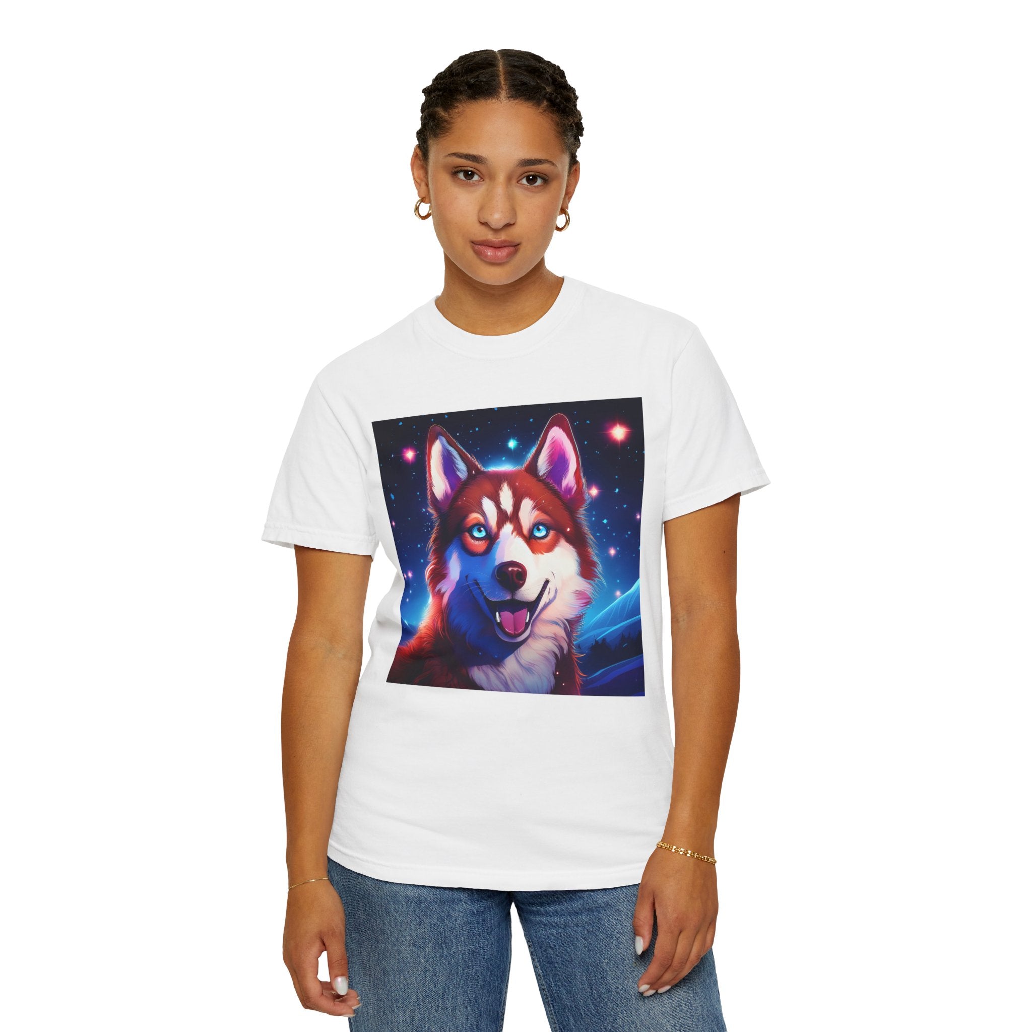 Eskimo Husky Unisex Garment-Dyed T-shirt