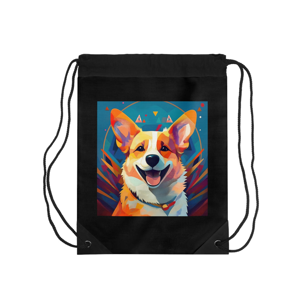 Corgi Drawstring Bag