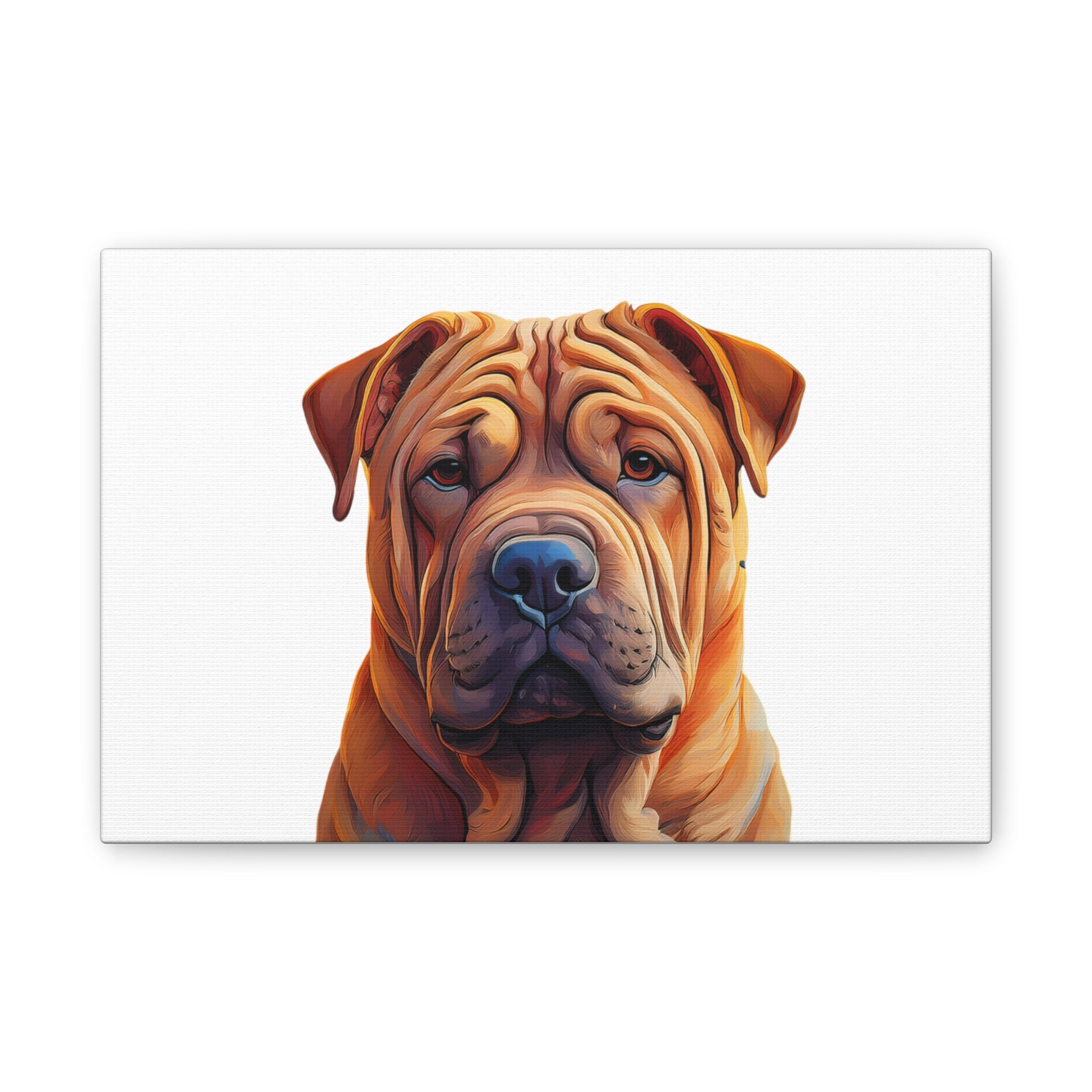 Shar Pei Stretched, 0.75"