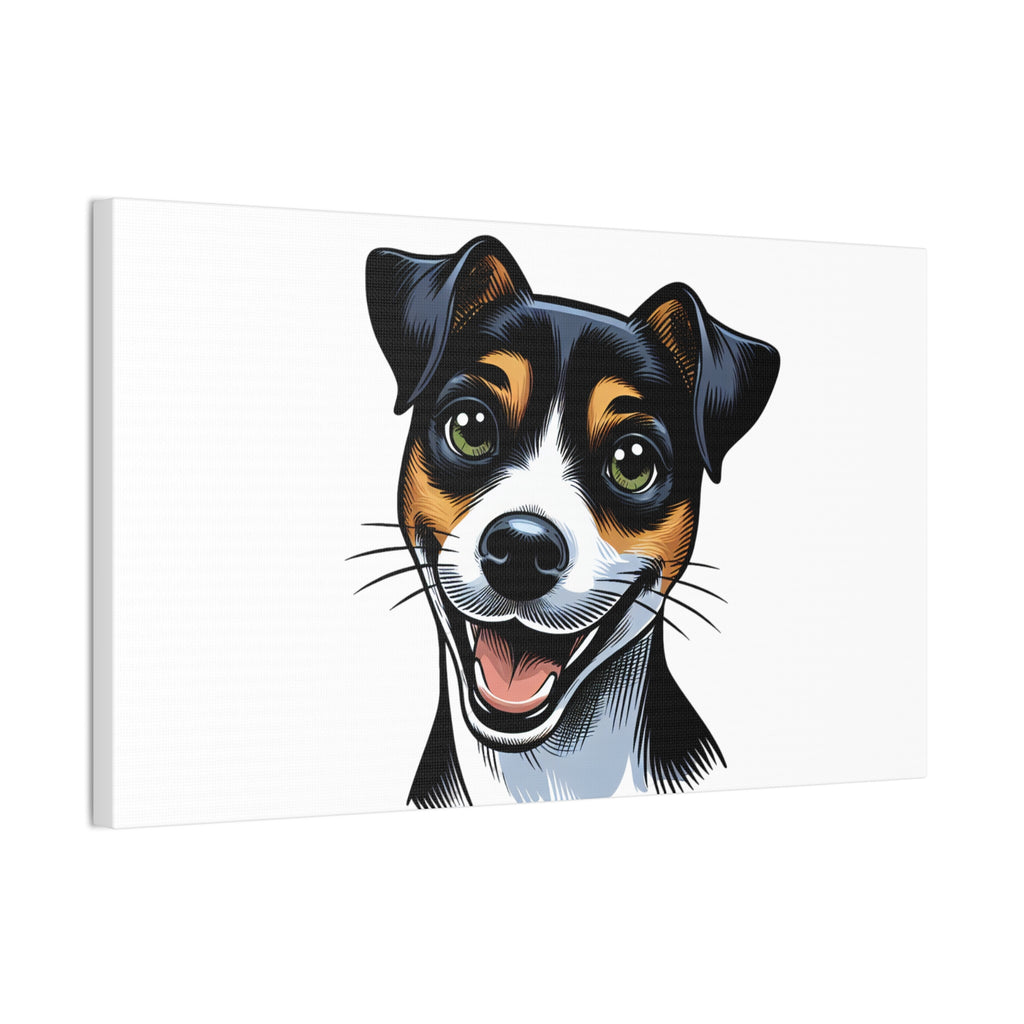 Jack Russel Canvas Stretched, 0.75"