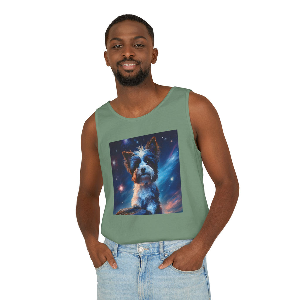 Biewer Terrier Stary Night Unisex Tank Top