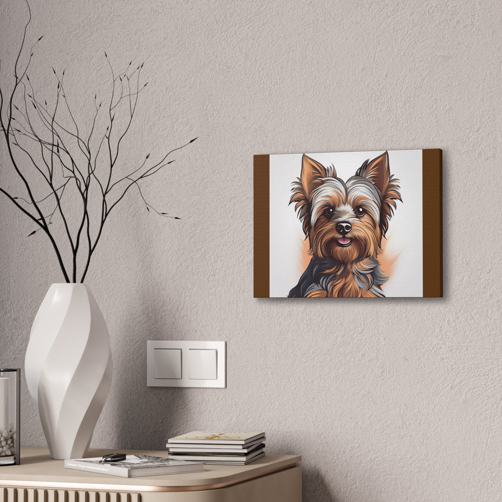 Yorkie Stretched, 0.75"