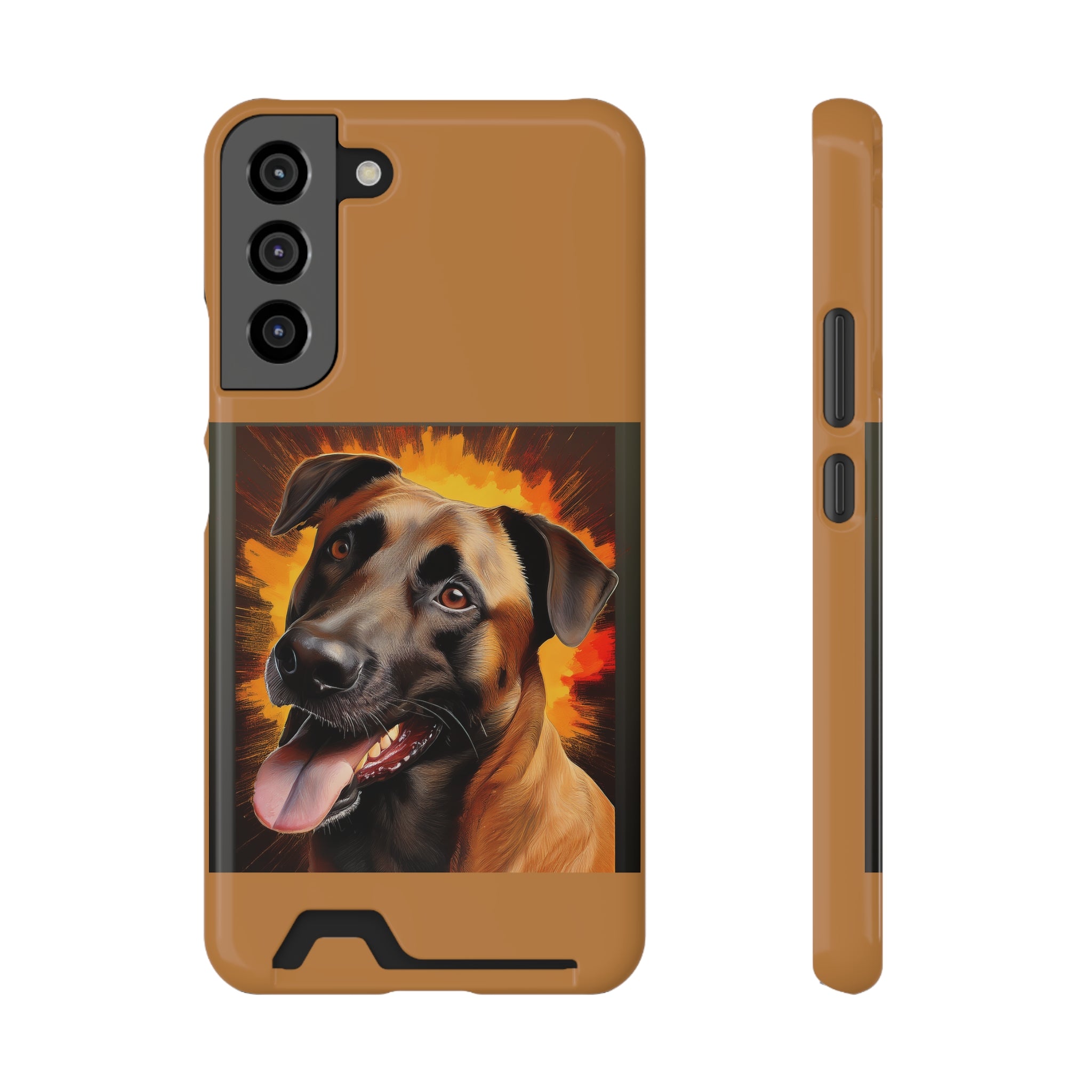 Belgian Malinois Shepherd Phone Case with Card Holder