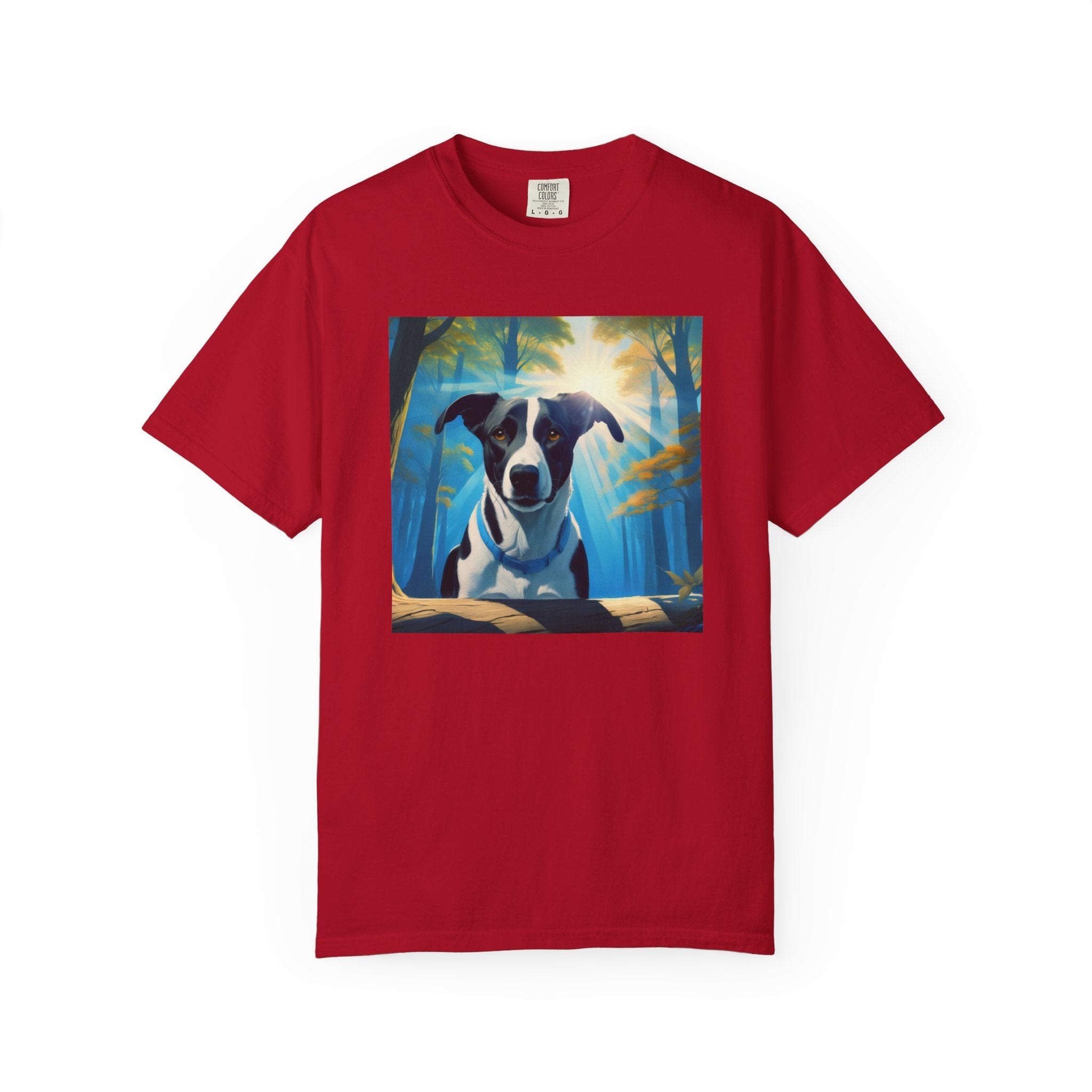 Coonhound Forest Unisex Garment-Dyed T-shirt
