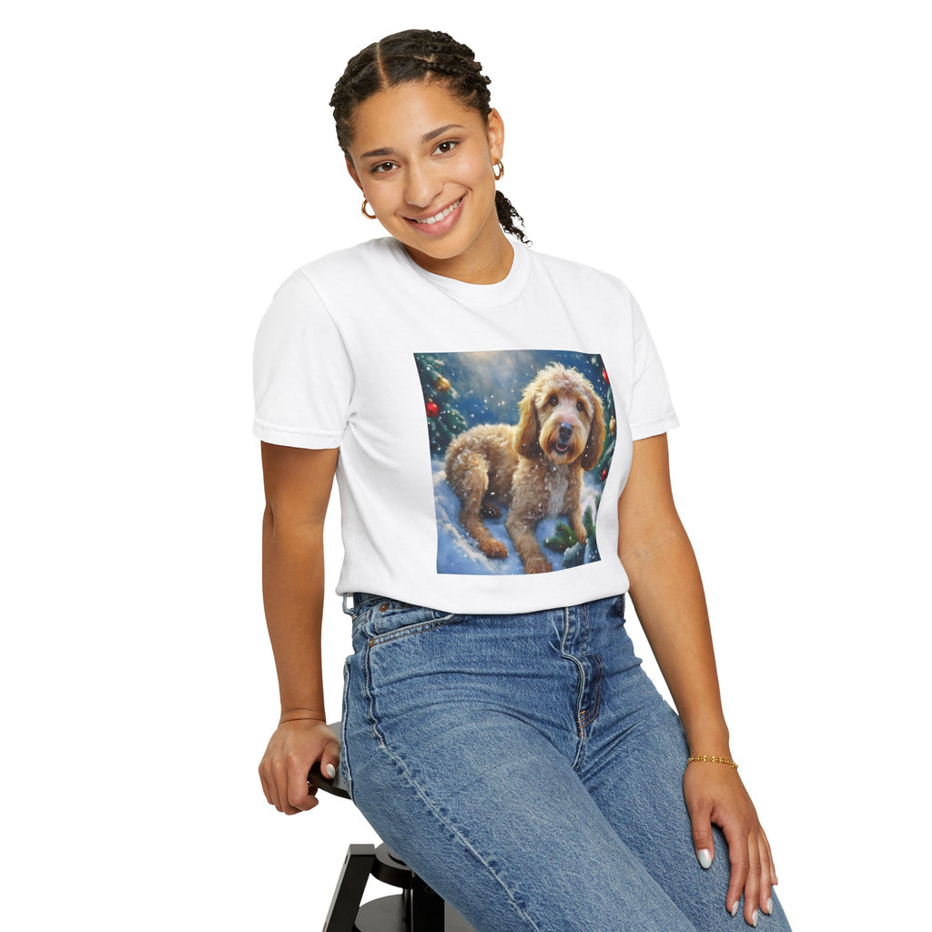 Doodle Holiday Unisex Garment-Dyed T-shirt