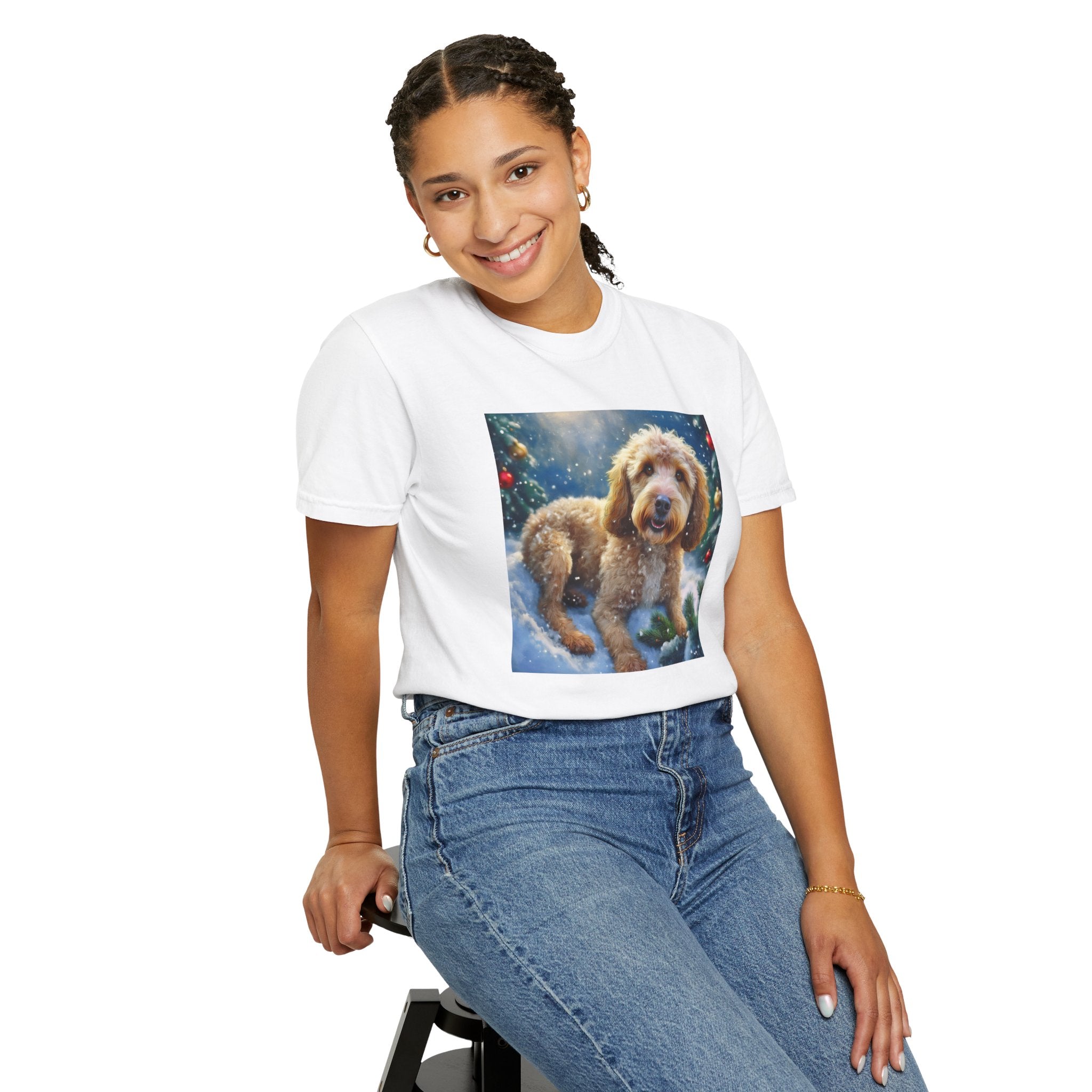 Doodle Holiday Unisex Garment-Dyed T-shirt